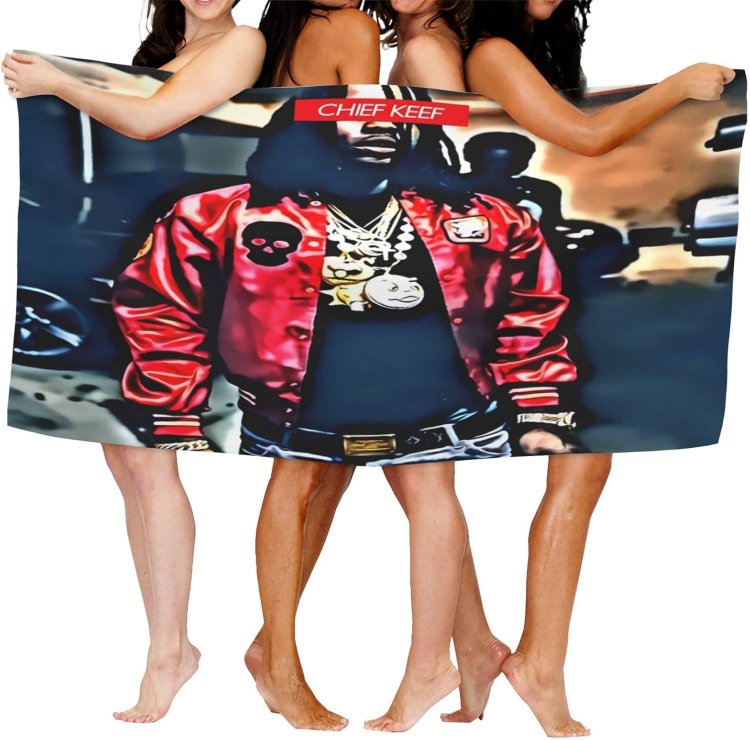Luxury Bath Towels Quick Dry Microfiber Towel printed design