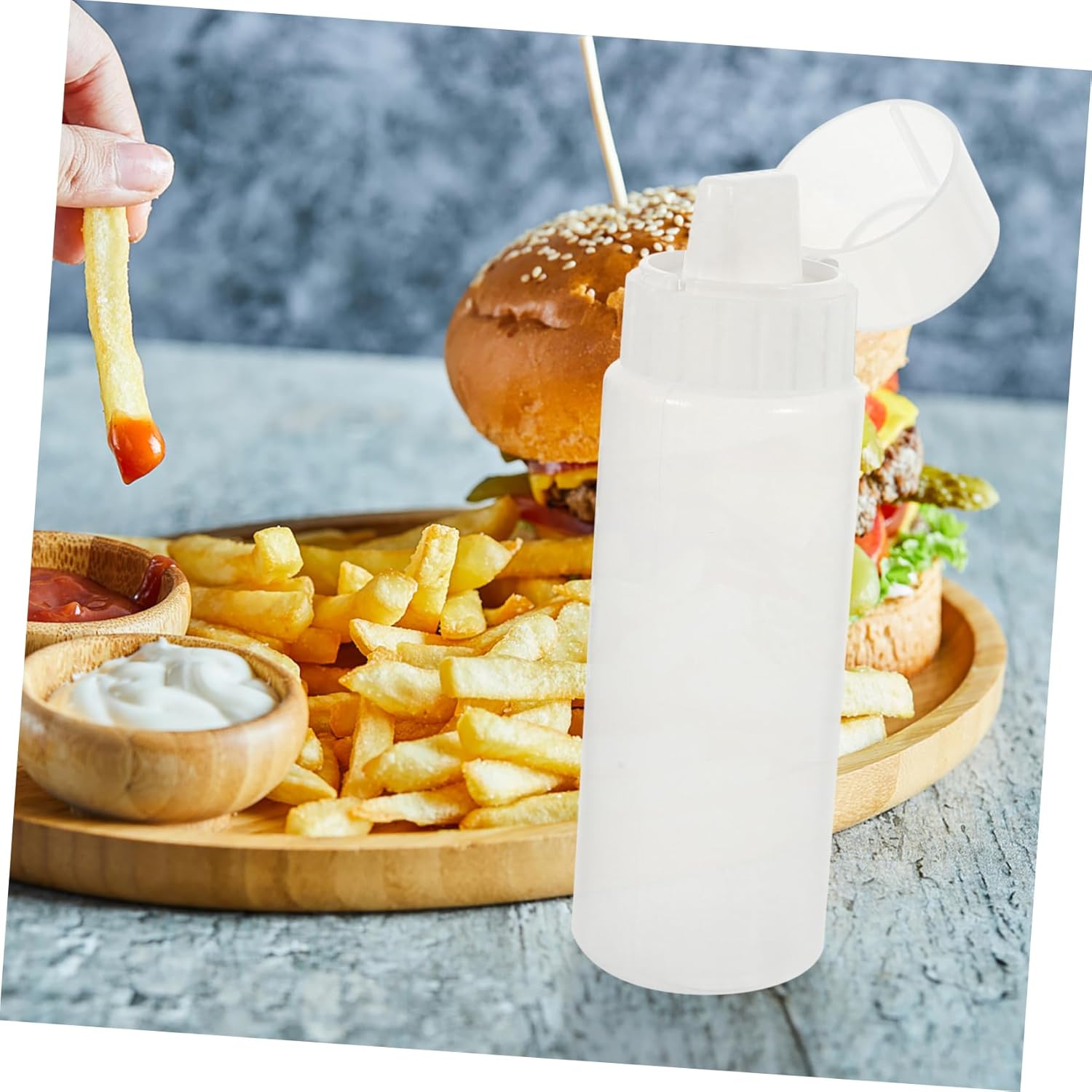 Cabilock Ketchup and Mustard Squeeze Bottles