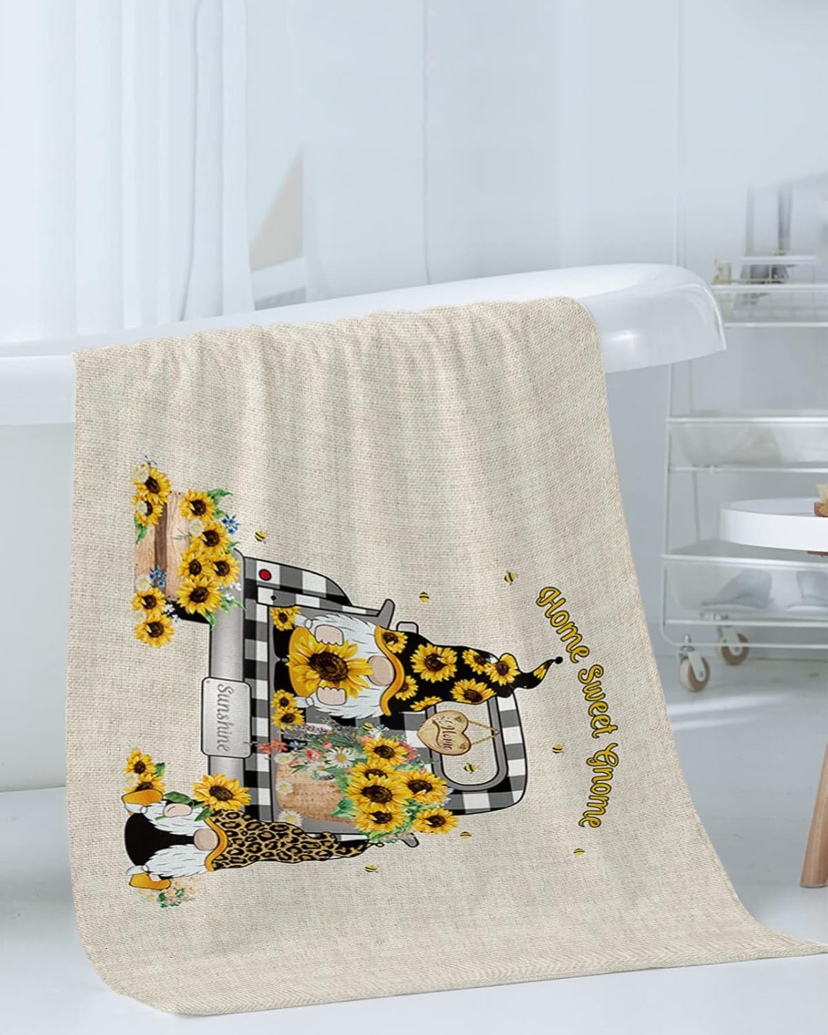 Sunflowers Bath Towels Set