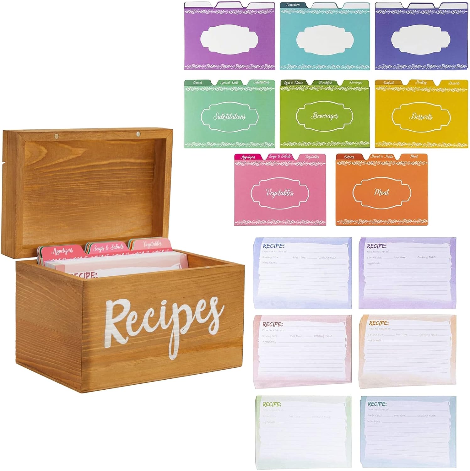 Juvale The Art of Keeping Recipes Perfectly Organized