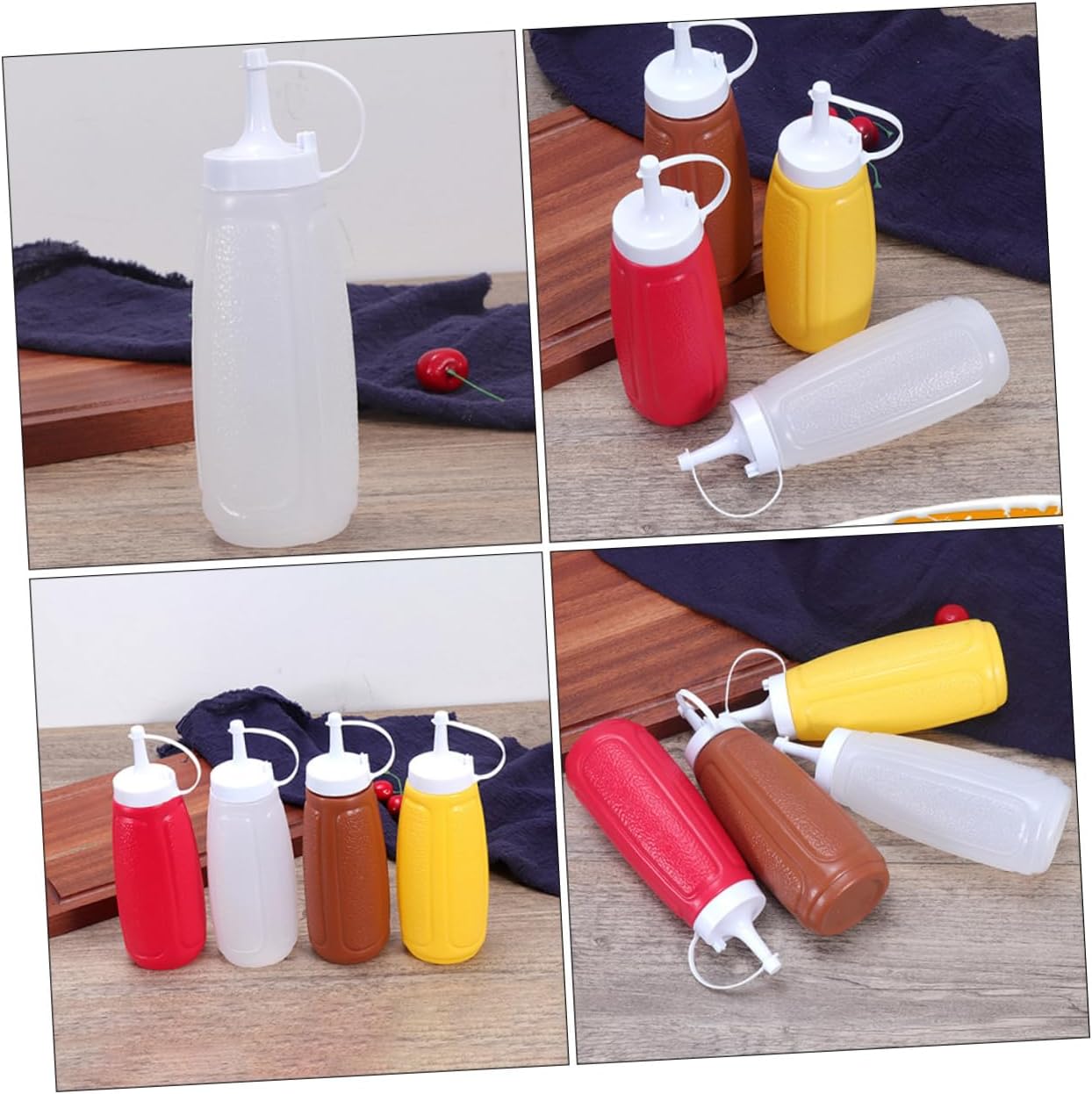 Durable Leak-Proof Squeeze Bottle for Kitchen Convenience