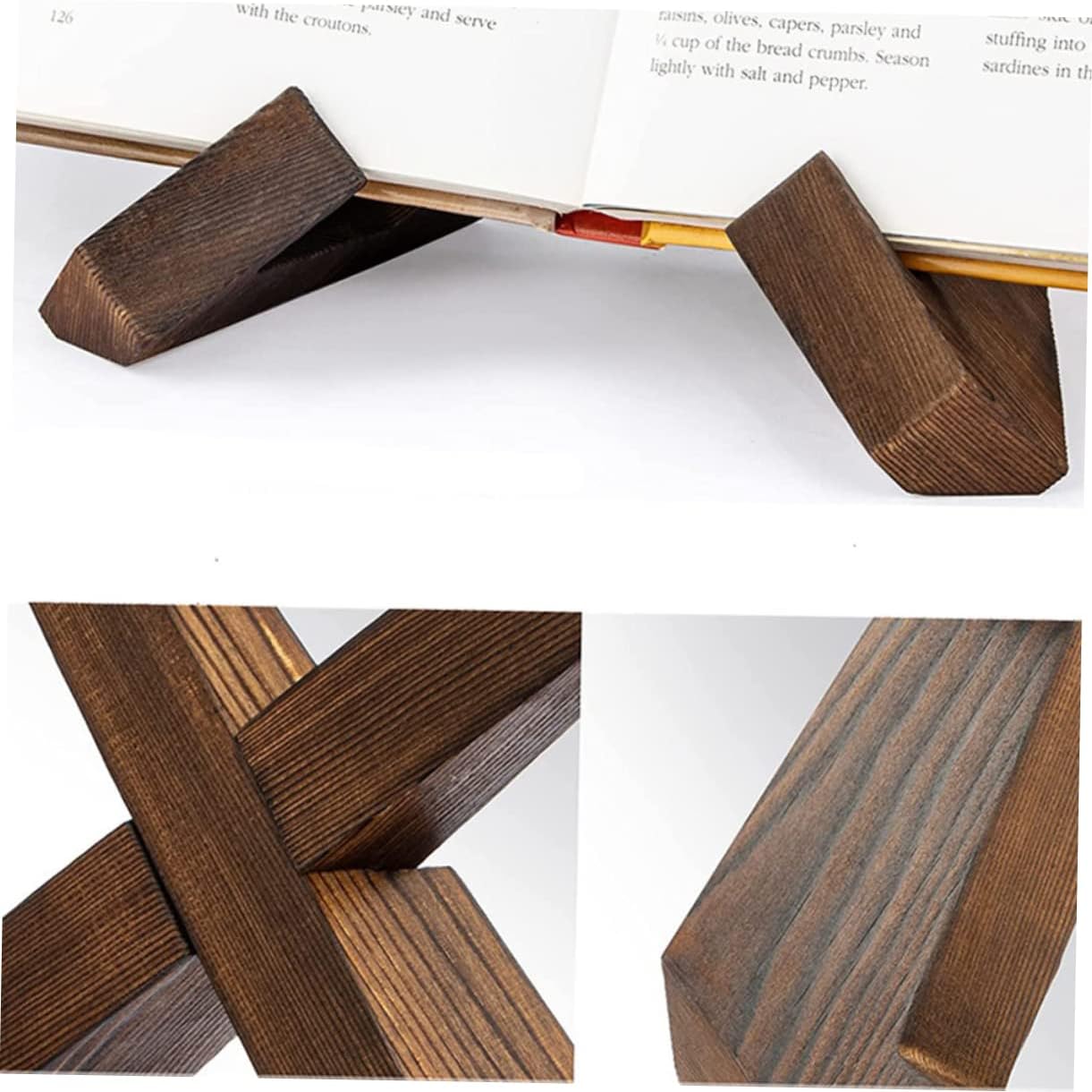 Mikinona Recipe Display Stand - Convenient Kitchen Book Holder with Premium Finish