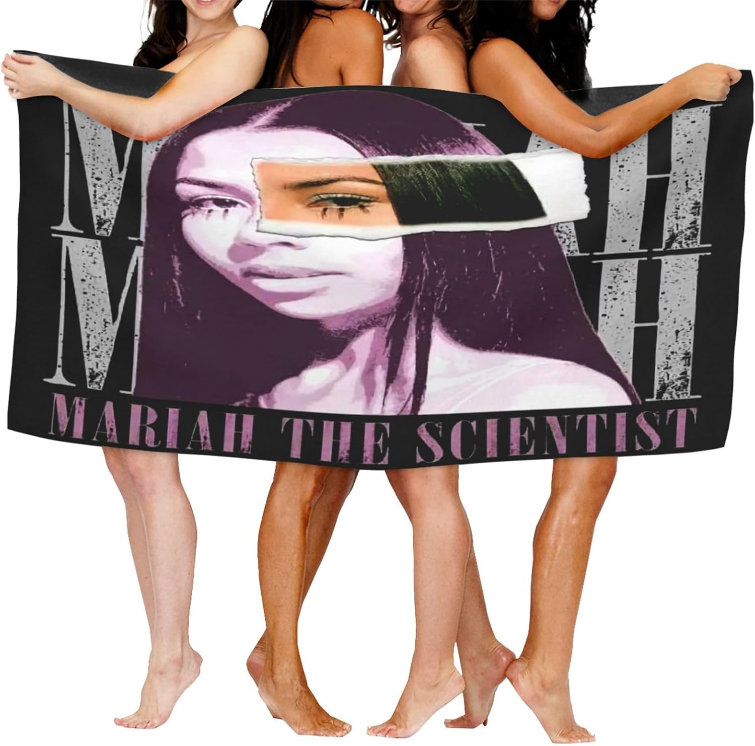 Utxnjskl Mariah The Music Scientist Bath Towel Microfiber 52x32 inches