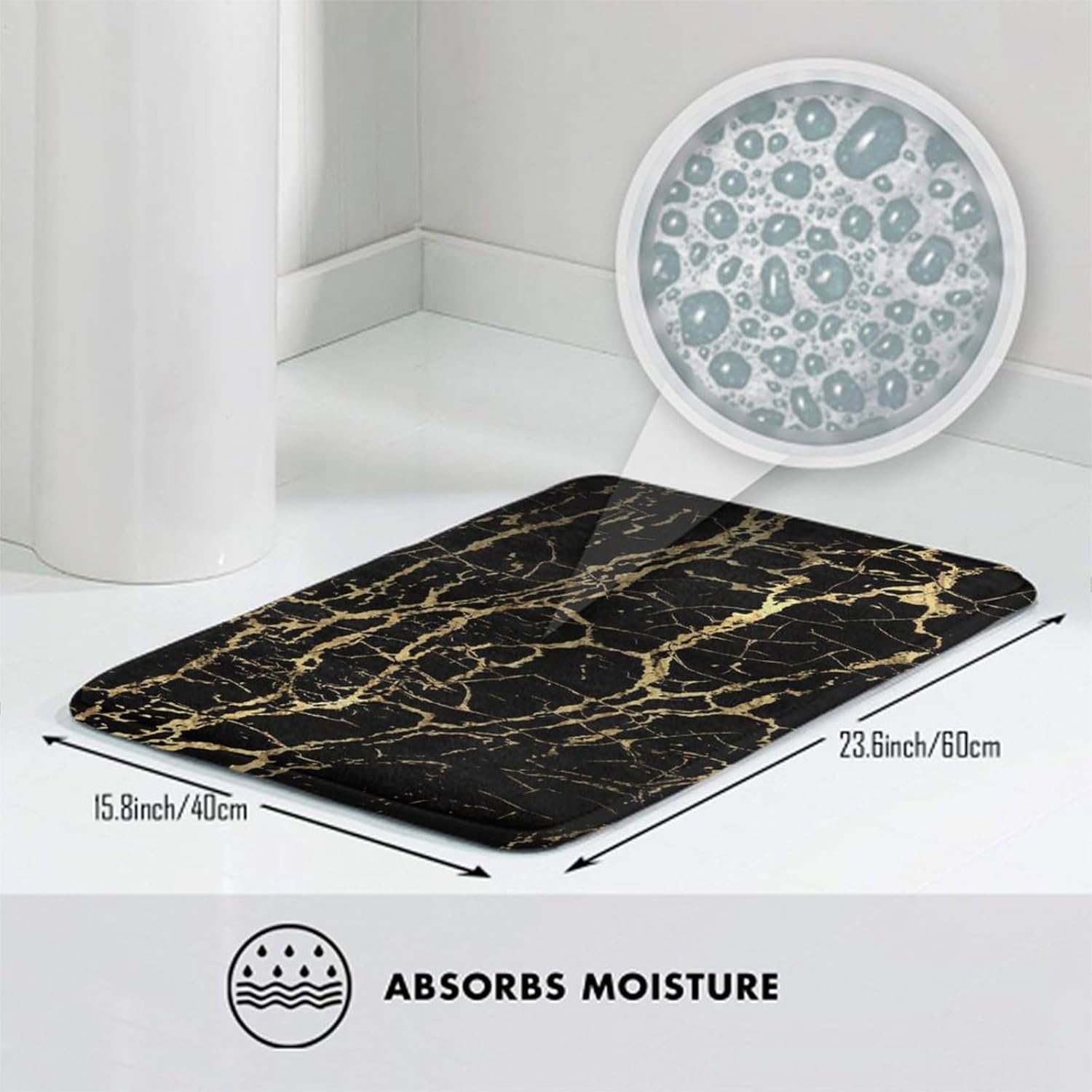 OXJOIIS Bath Mat - Soft Comfortable for Bathroom