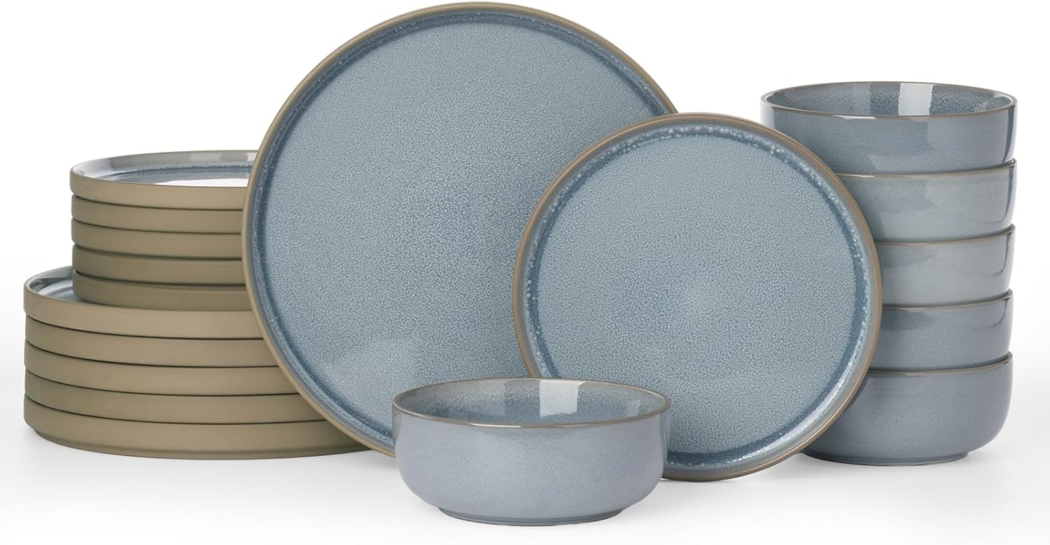 Famiware Nature Plates and Bowls Set - 18 Pieces
