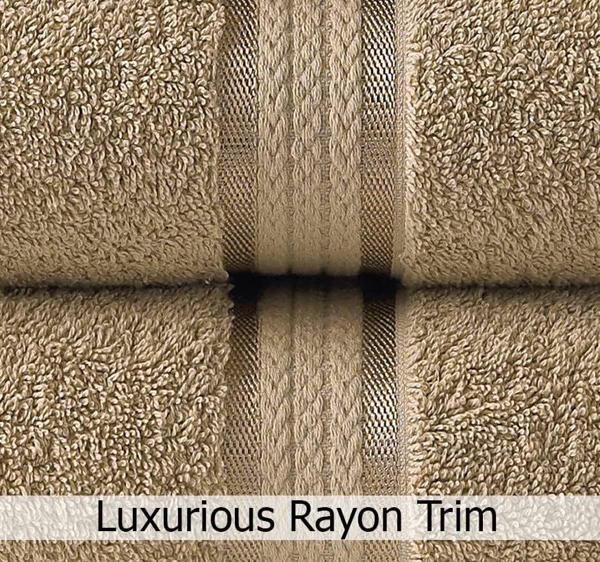 Premium 12-Pack Ultra Soft Cotton Washcloths