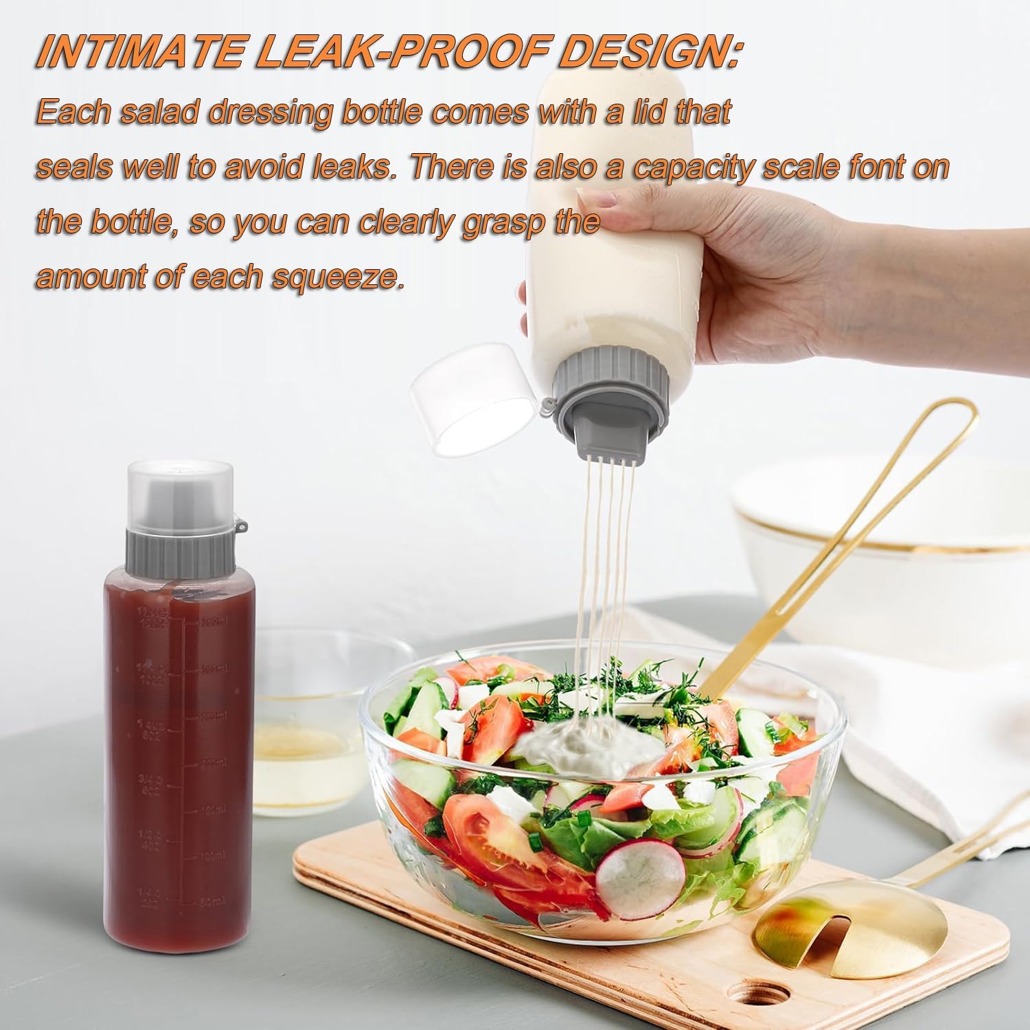 Revolve - AKOAK 12oz Salad Dressing Squeeze Bottle