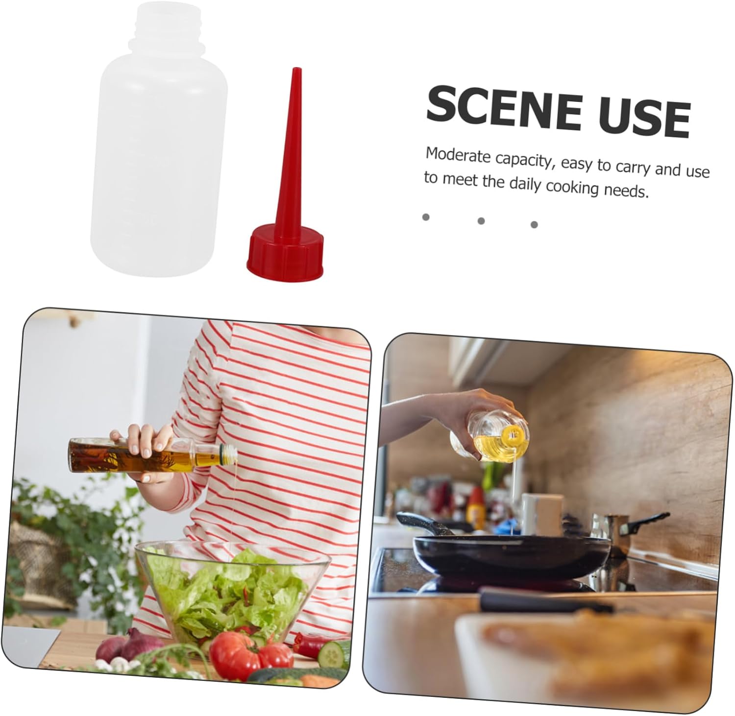 Cabilock Squeeze Condiment Bottle - Opaque Kitchen Gadget