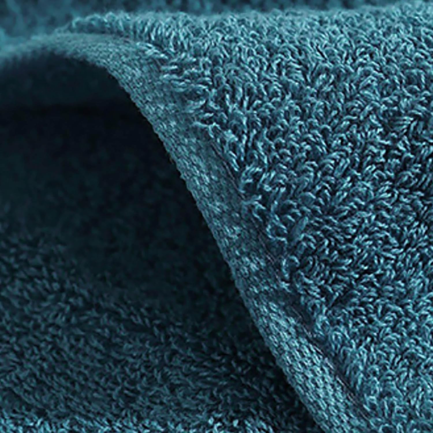 Pure Cotton Soft Bath Towels Blue 28x14