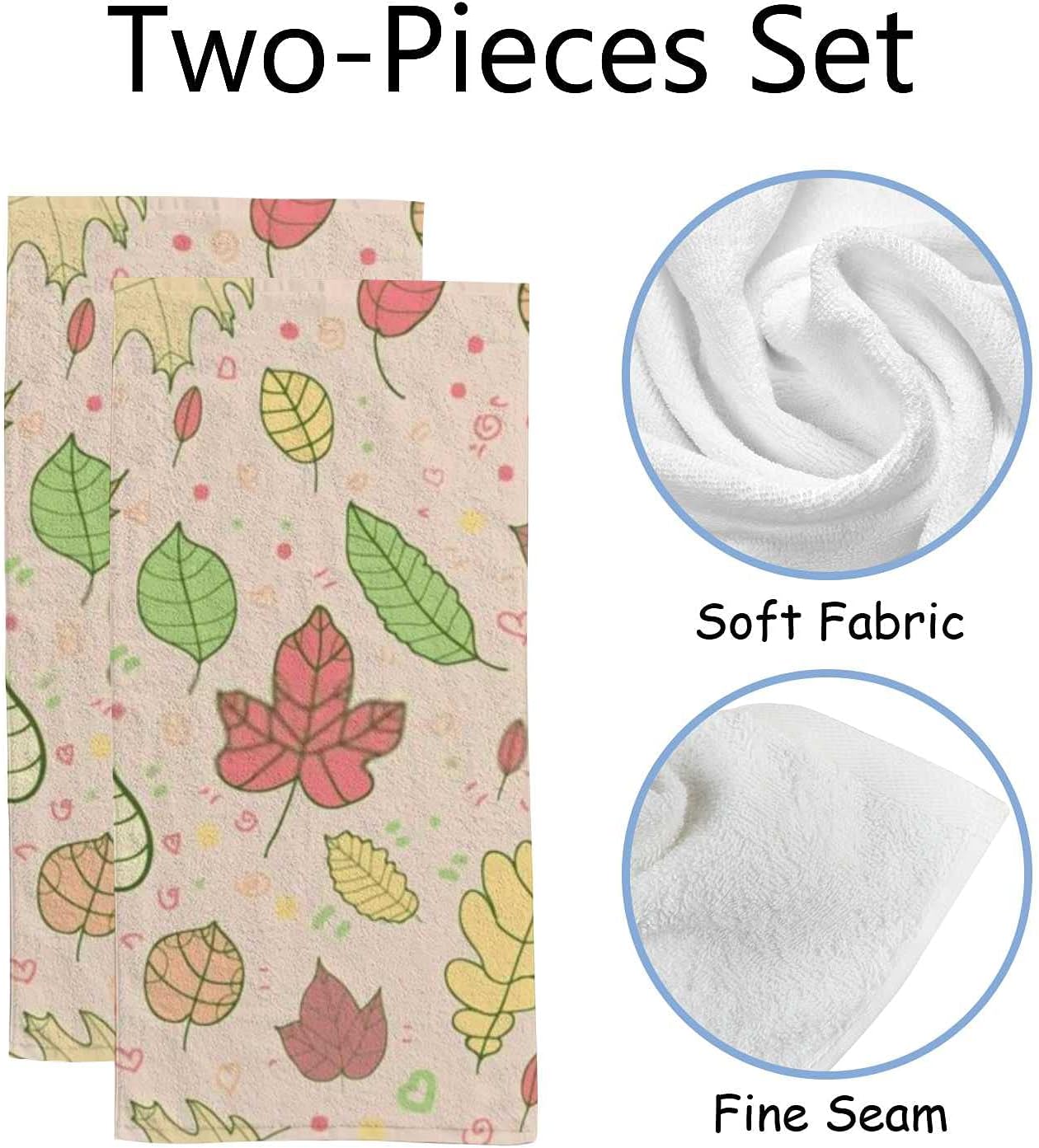Bath Towels Set for Adults and Kids Ultra Soft Cotton 30x15in