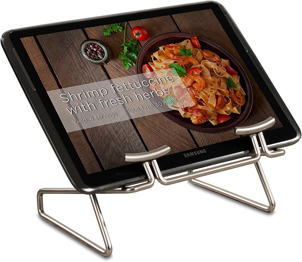 Spectrum Diversified Euro Satin Nickel Cookbook Holder