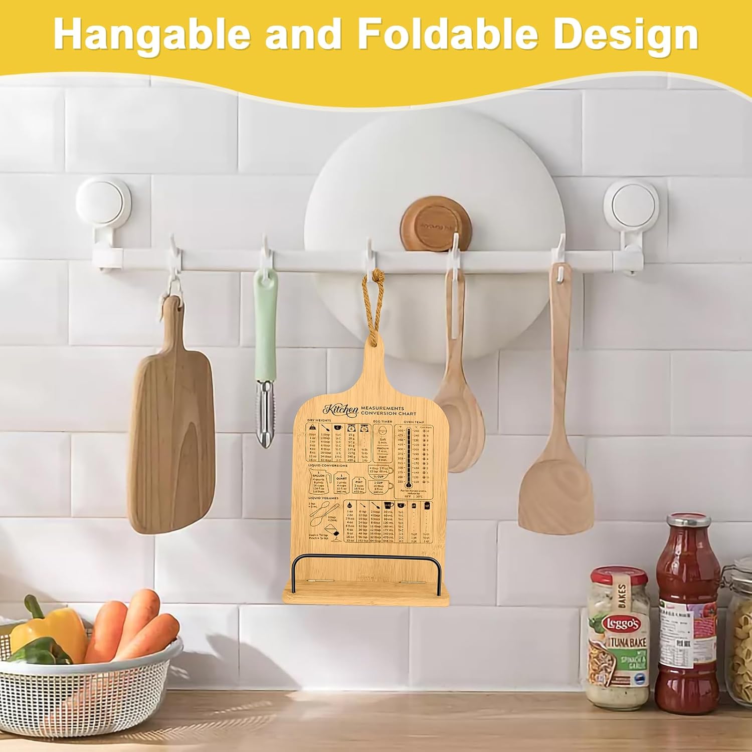 Adventico Bamboo Cook Book Stand