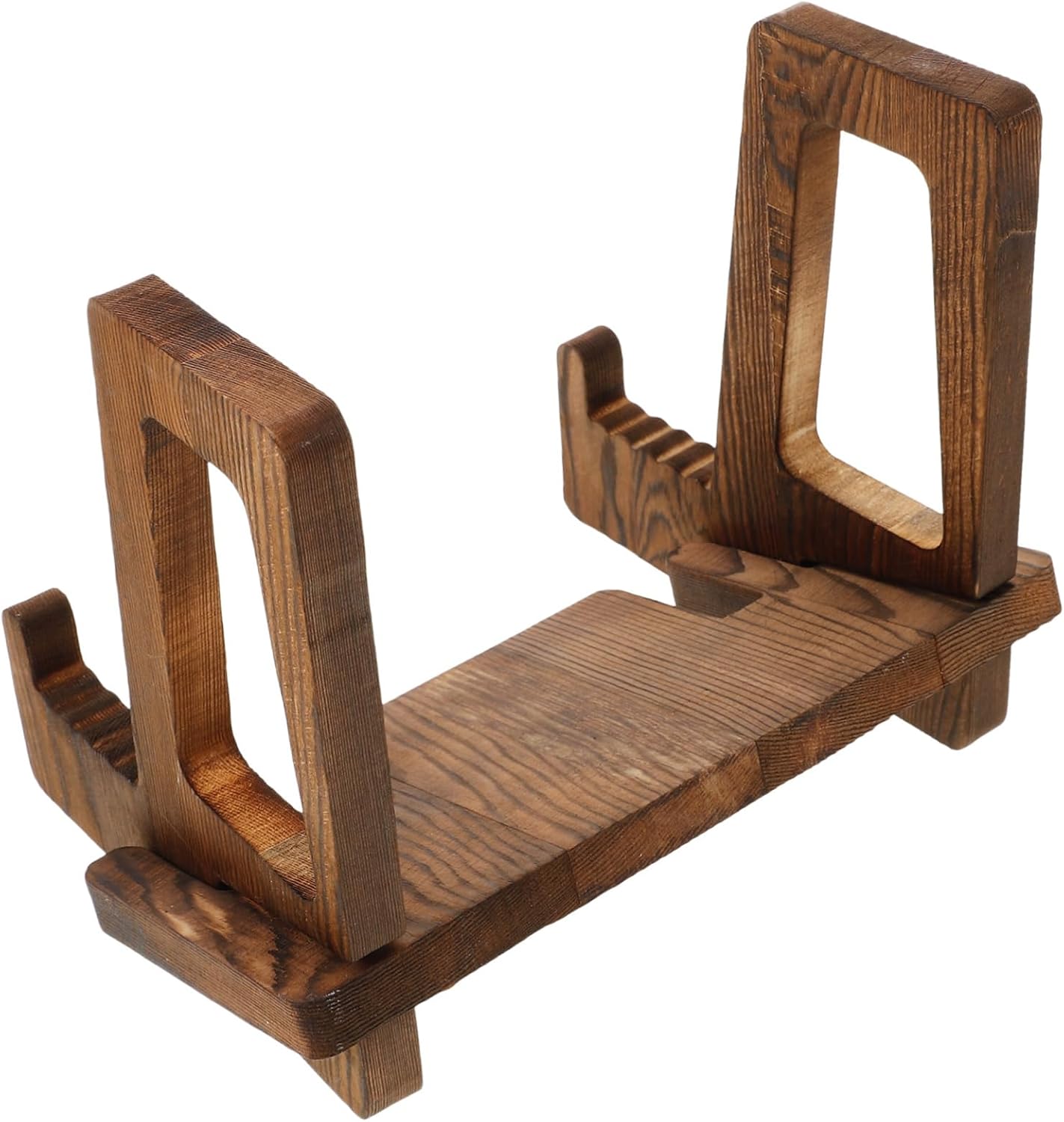 Elegant Wooden Book Recipe Stand Multi-Use Kitchen Organizer