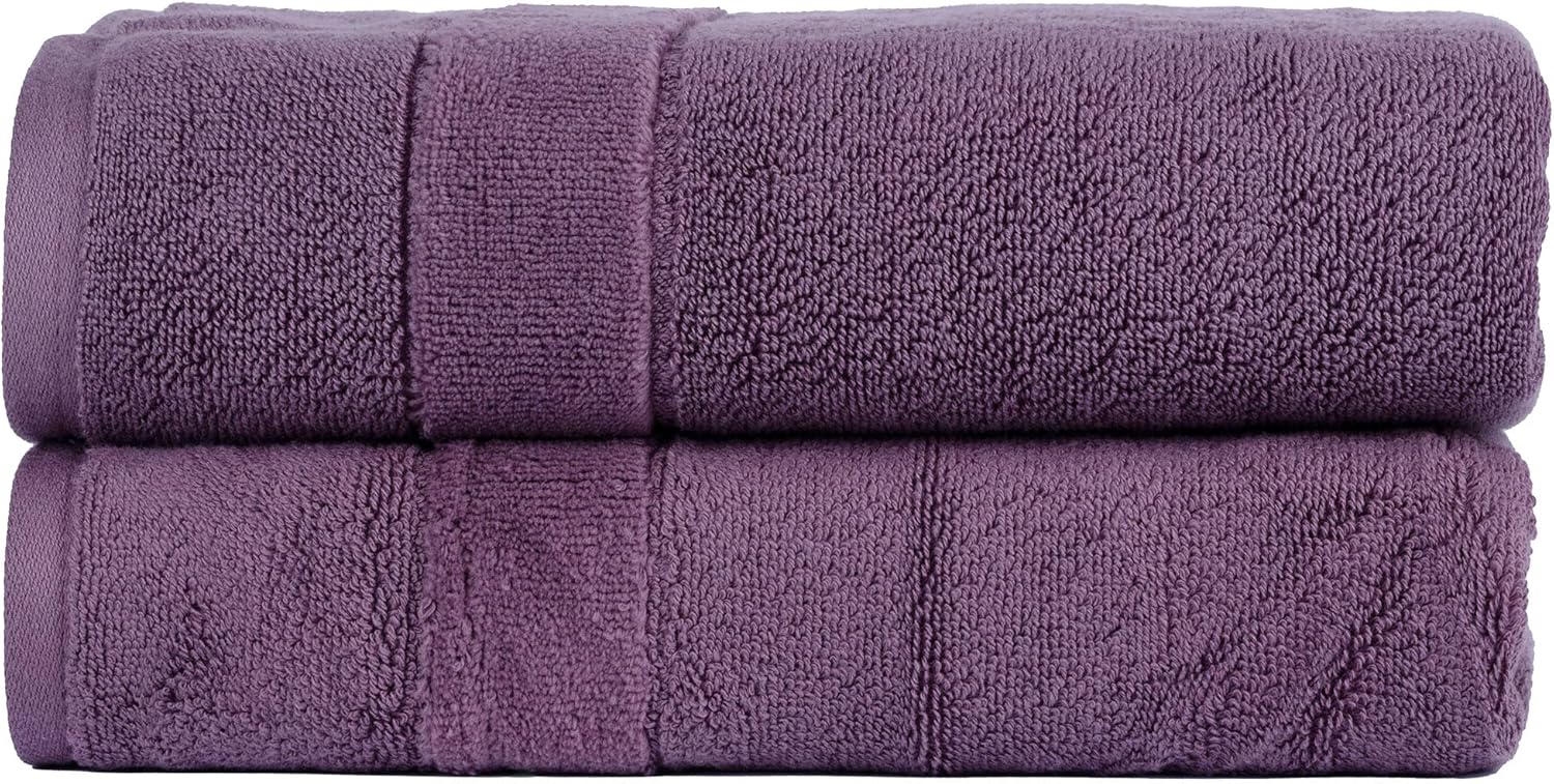 Luxury 2-Piece Turkish Cotton Bath Towels