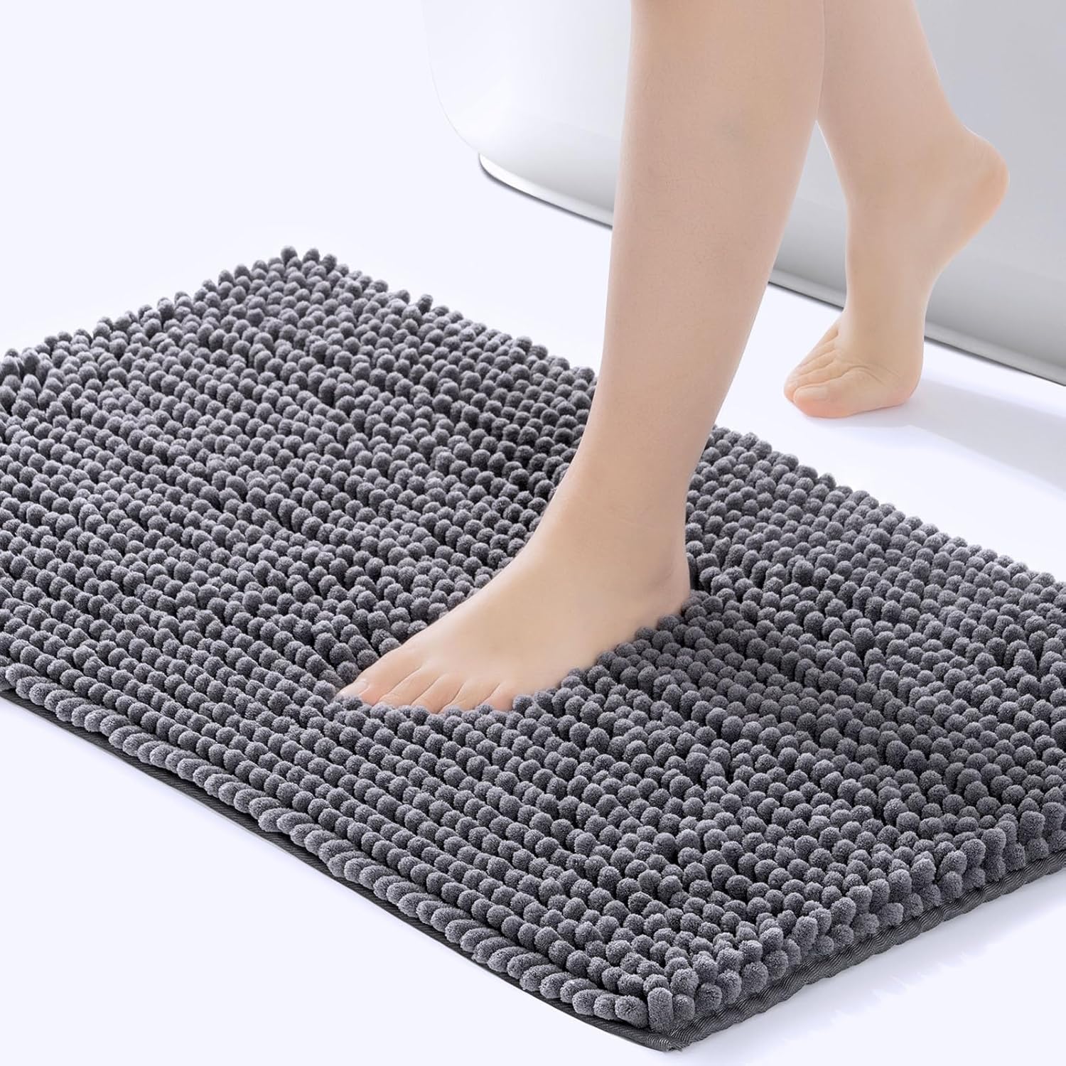 Luxurious Chenille Bathroom Mat