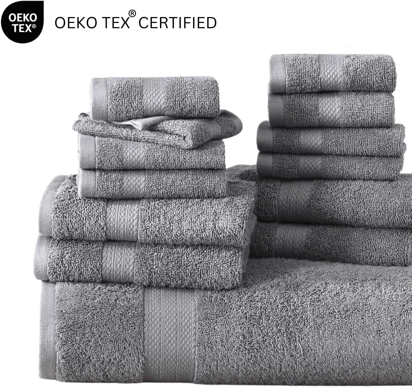 Premium Luxury Cotton Bath Set - Soft Absorbent for Your Washroom Enjoyment