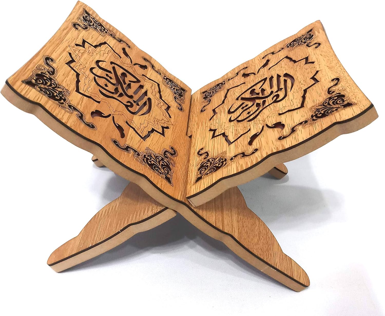 Beautiful Quran Stand with Arabic Calligraphy for Home or Gifting