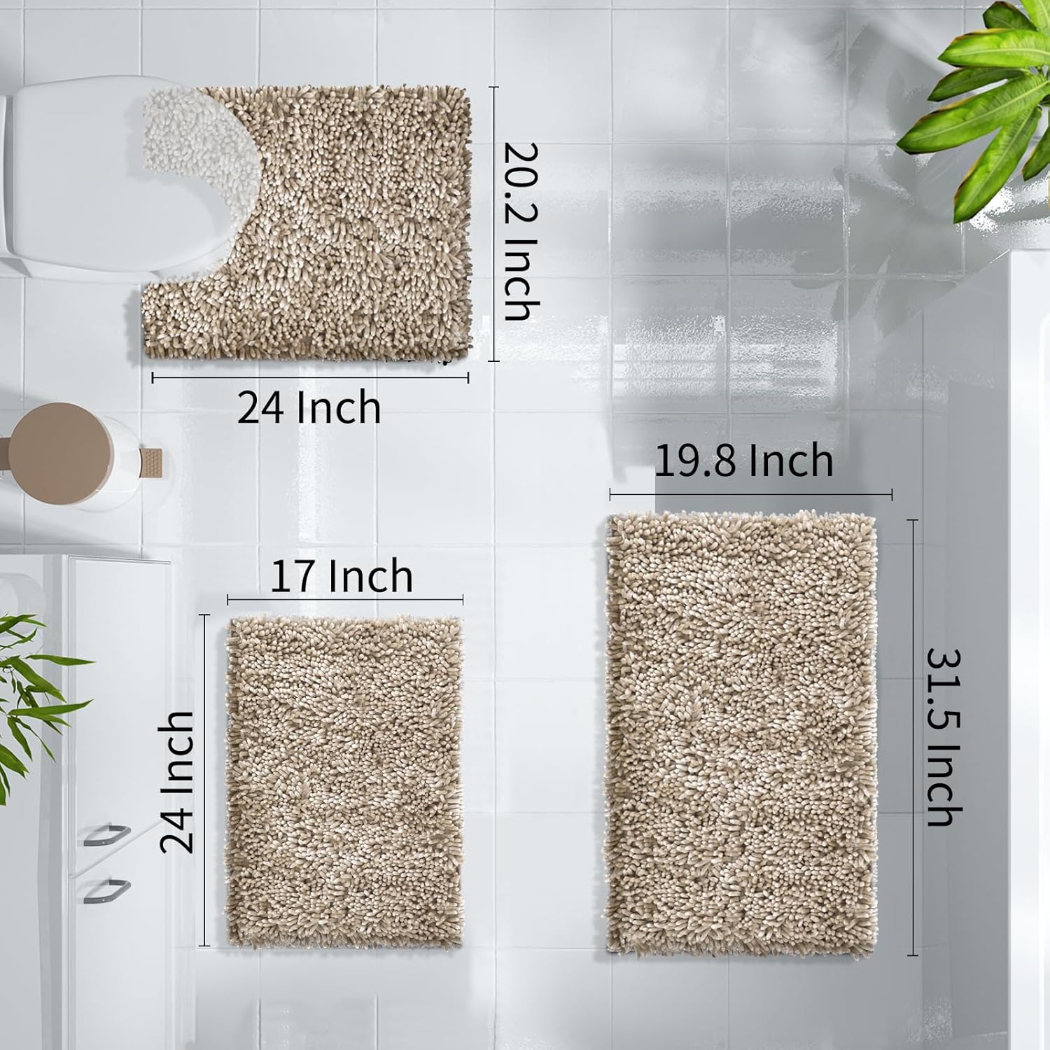Luxury Bath Mat by Yimobra