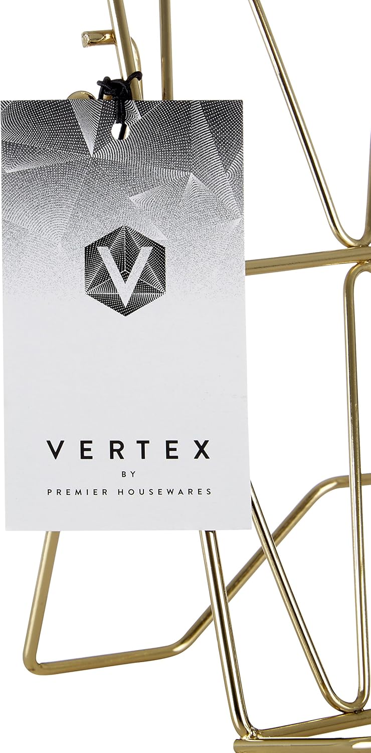 Sturdy Gold-Plated Kitchen Stand for Cookbooks