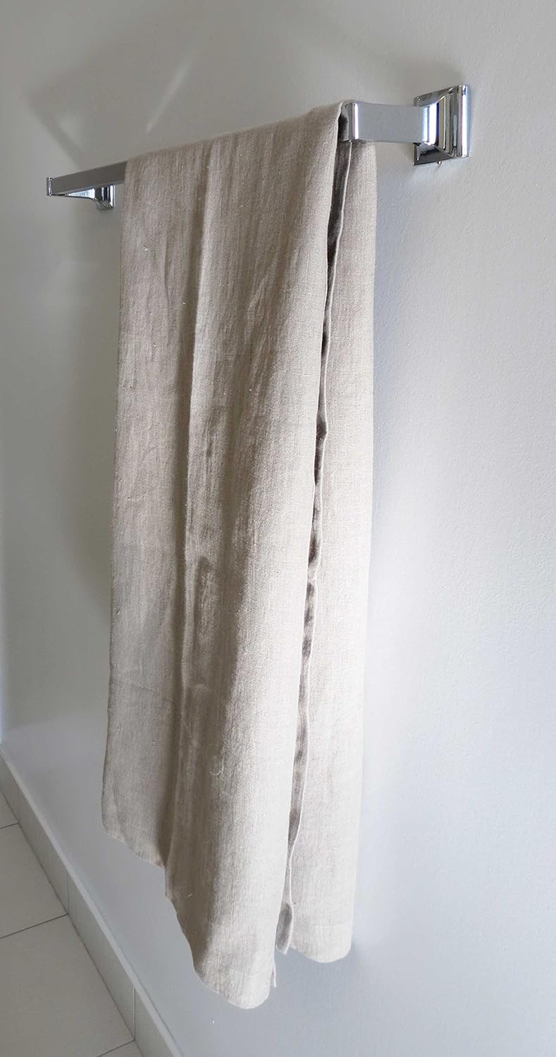 Luxurious 100 Organic Lithuanian Linen Bath Towel for Home or Travel