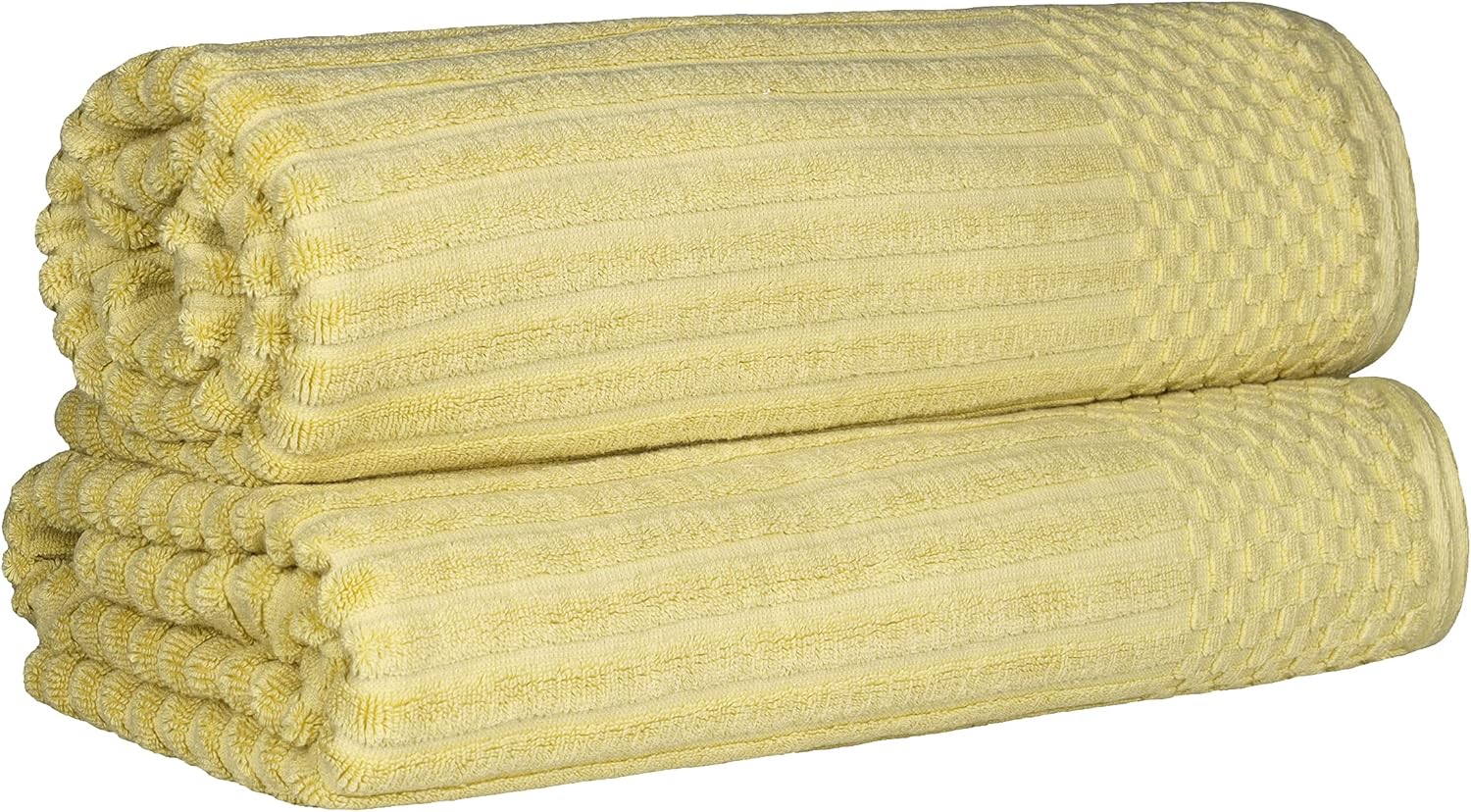 BLUENILEMILLS Cotton Bath Sheet Set of 2 - Golden Mist