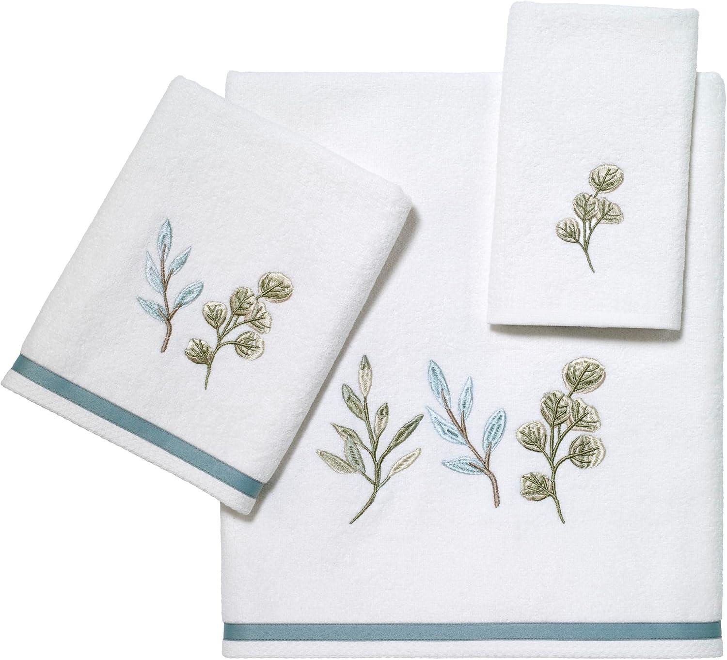 Avanti Linens - Soft Absorbent Bath Towel with Fall Inspired Ombre Leaves