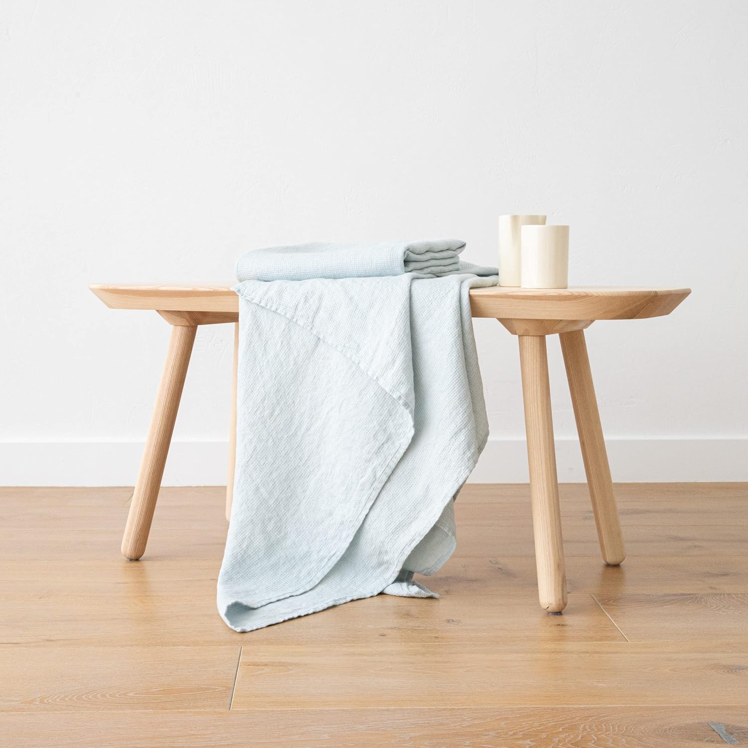 LinenMe 0489801 Ice Blue Waffle Towel 39x63