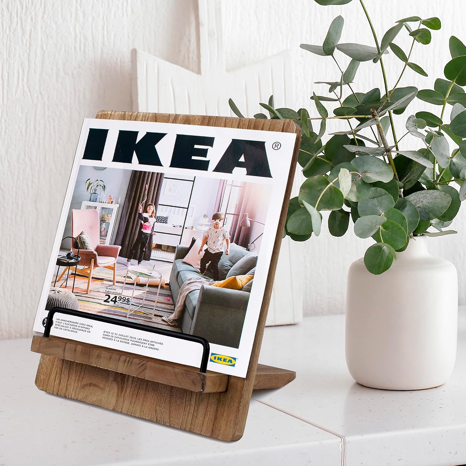 Eco-Friendly Wood Keyboard-FA V5 Kitchen Stand for Cookbooks