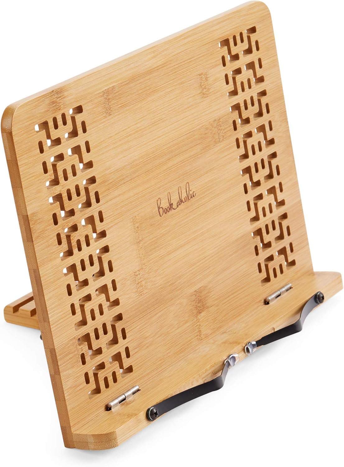 Bookaholic Bamboo Book Stand Eco-Friendly Portable and Durable