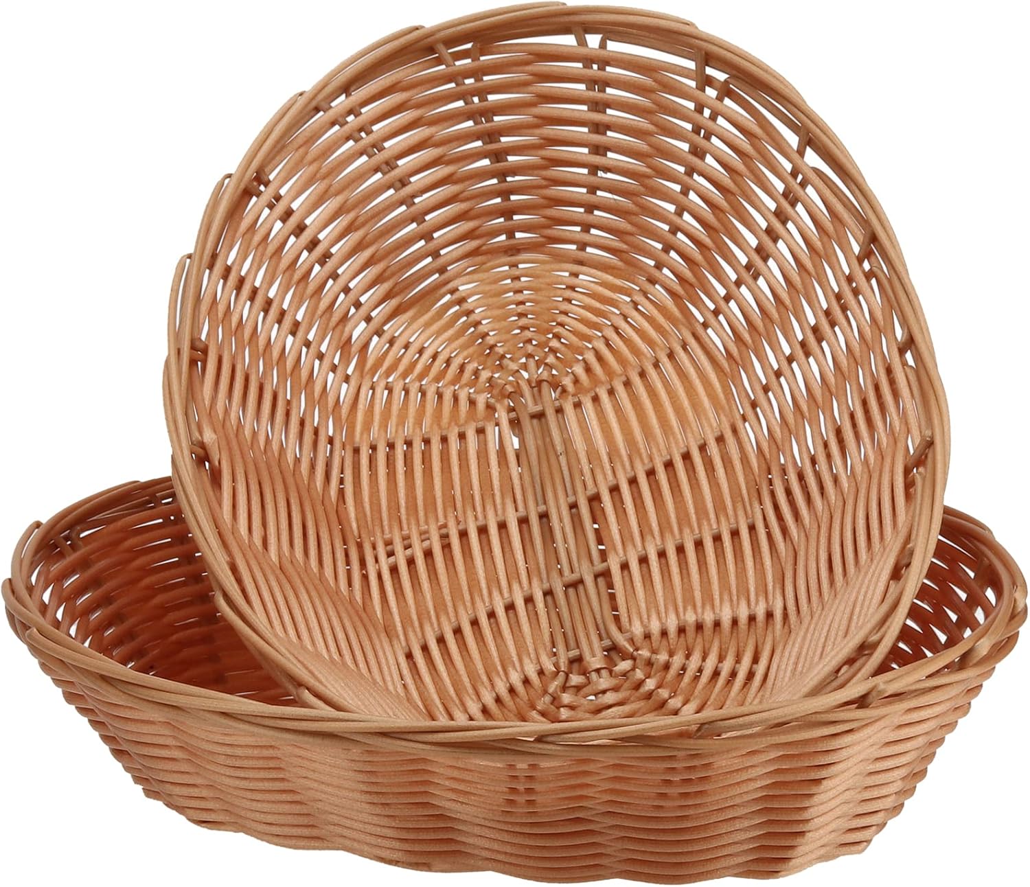 Elegant Delightful Woven Bread Basket Set for Christmas or Kitchen Use
