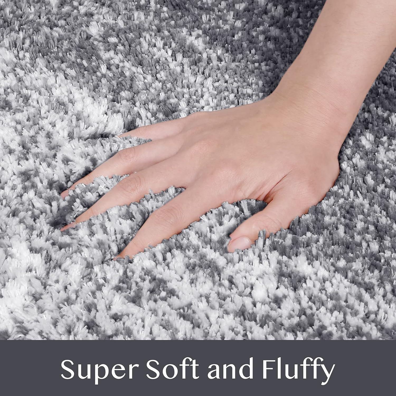 KMAT Luxury Soft Shaggy Bath Mat 16x24 Non Slip