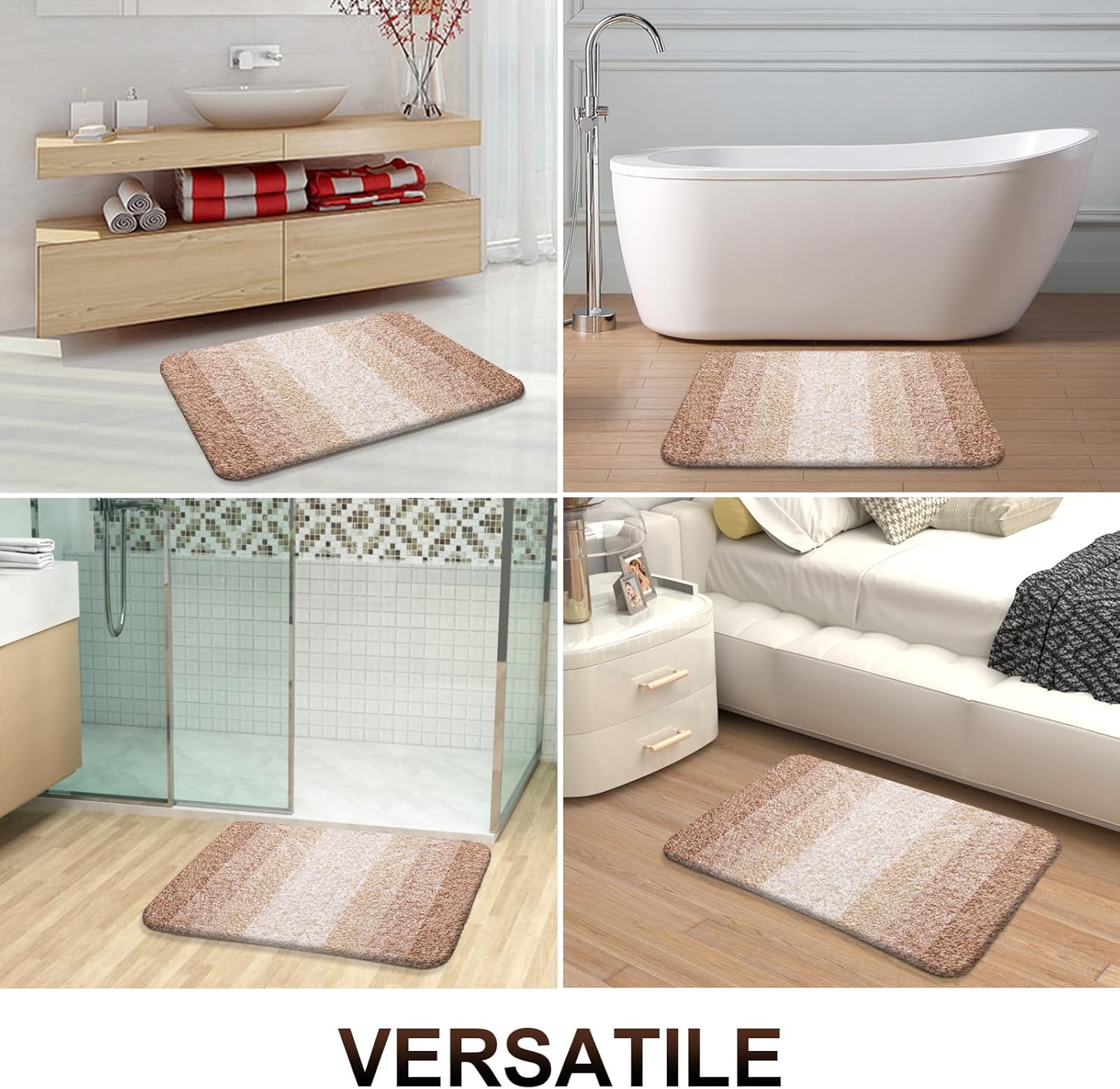 Luxurious Bathroom Rugs Set