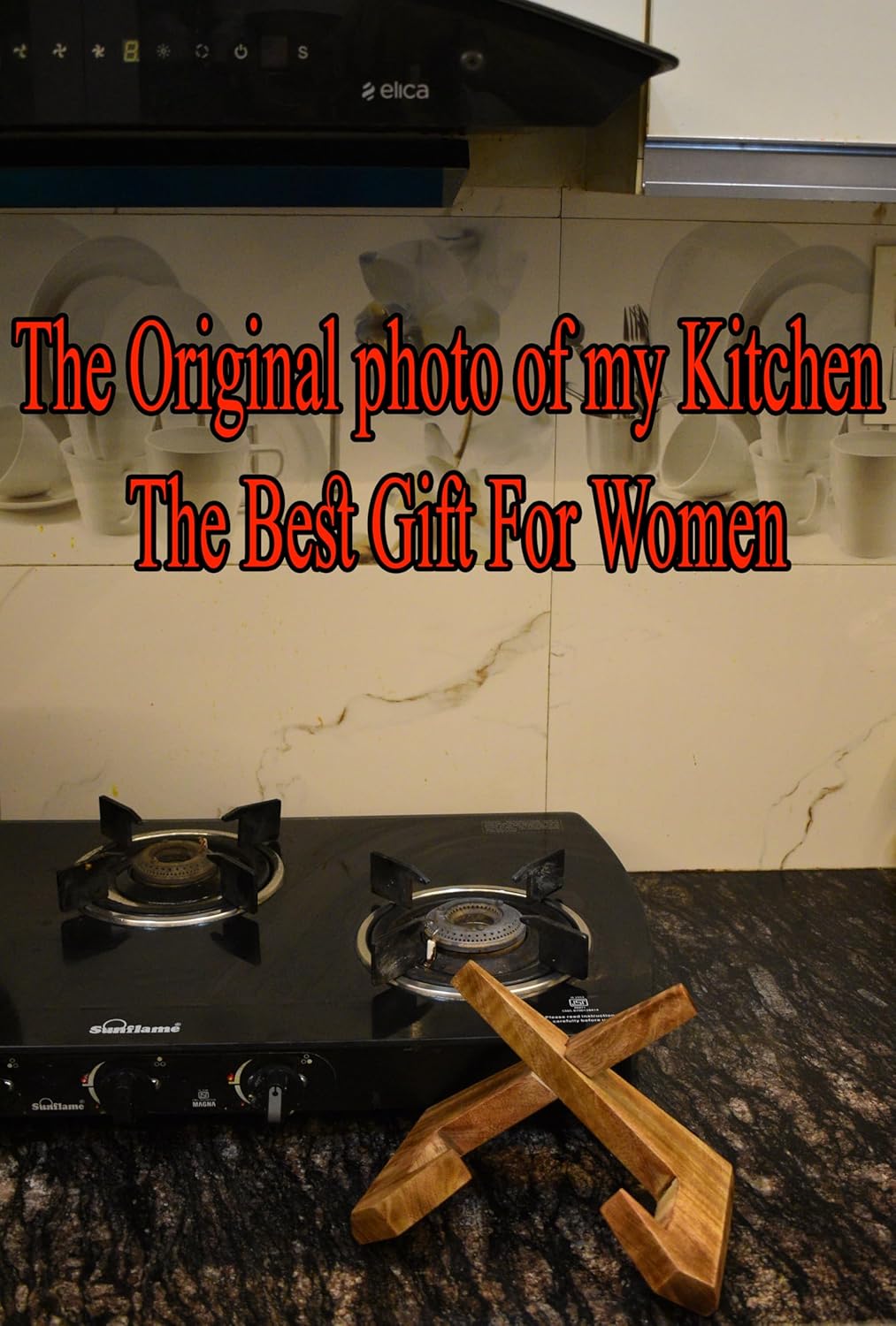 Cookbook Stand for Kitchen Rustic Design for Women