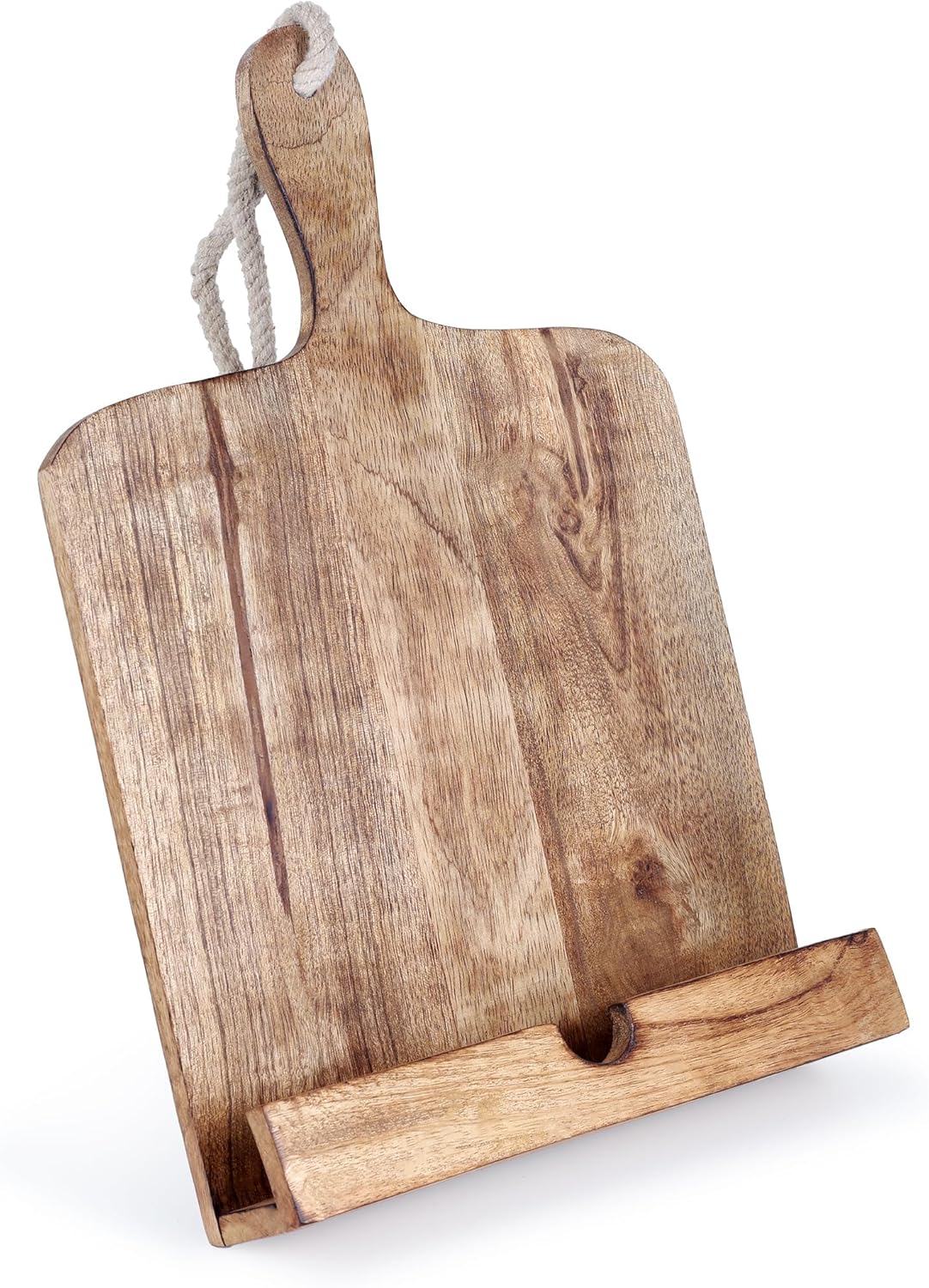 Mango Wood CookBook Stand Adjustable and Durable