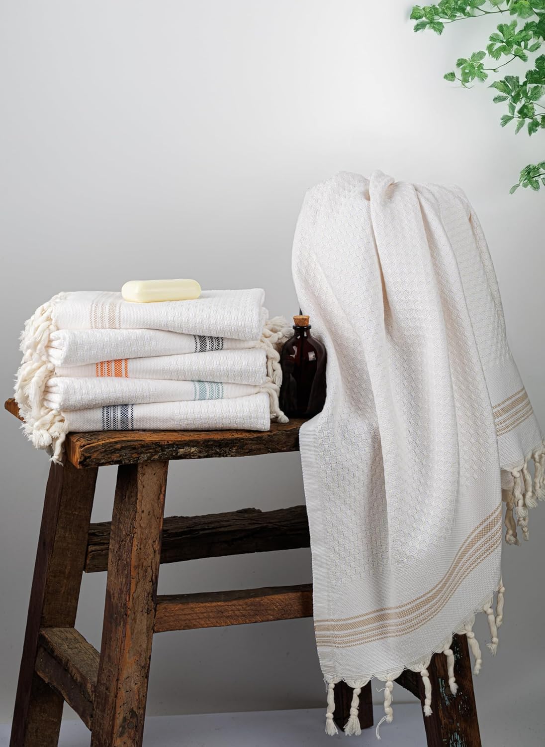 DEMMEX - Luxury Waffle cotton Bubbles Turkish Hand Towels
