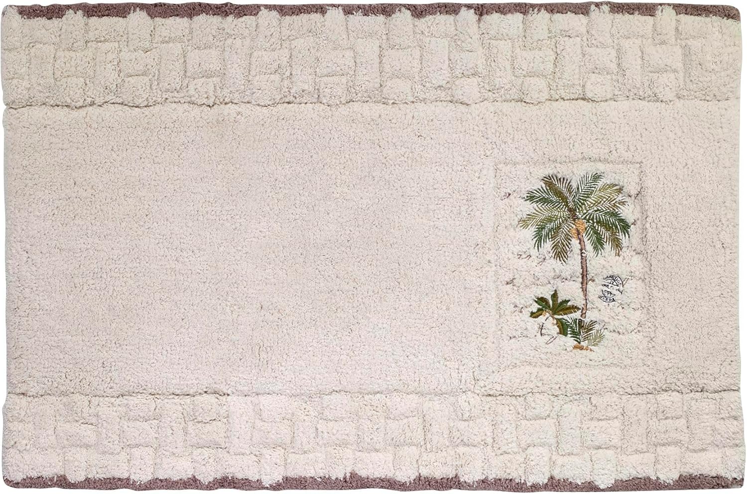 Tropical Palm Bath Mat