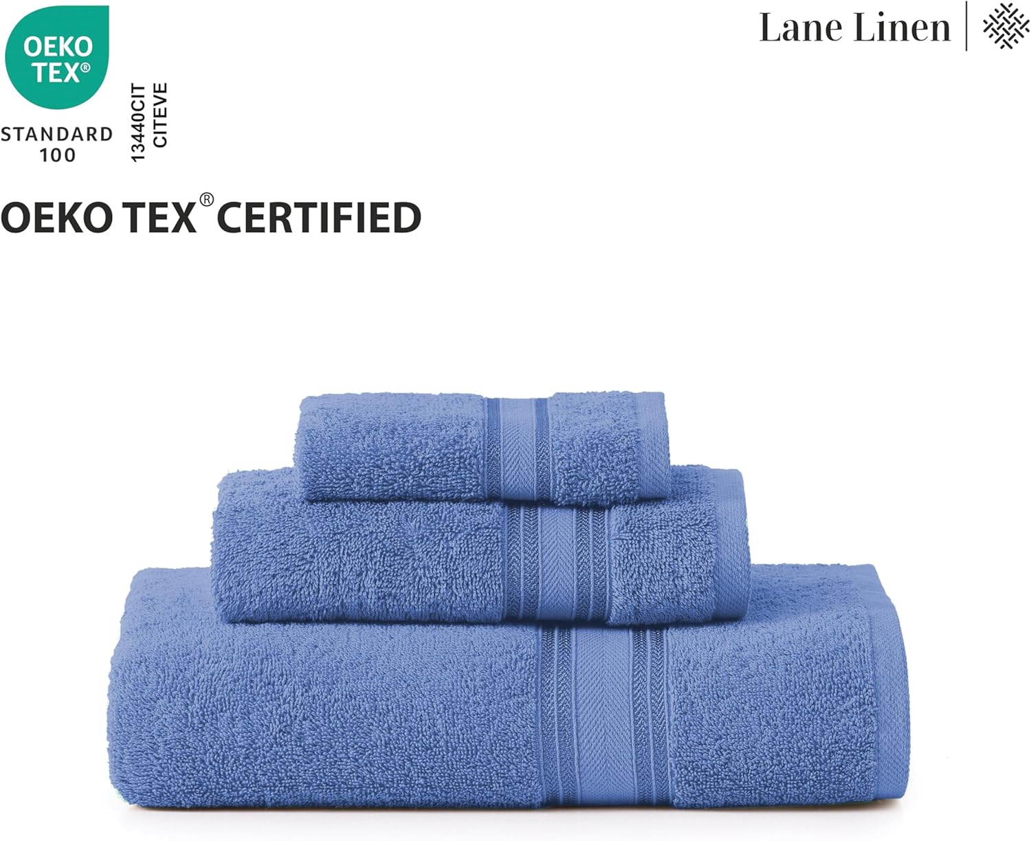 Luxury Bath Towels Set 12 Piece soft quick dry 100 cotton