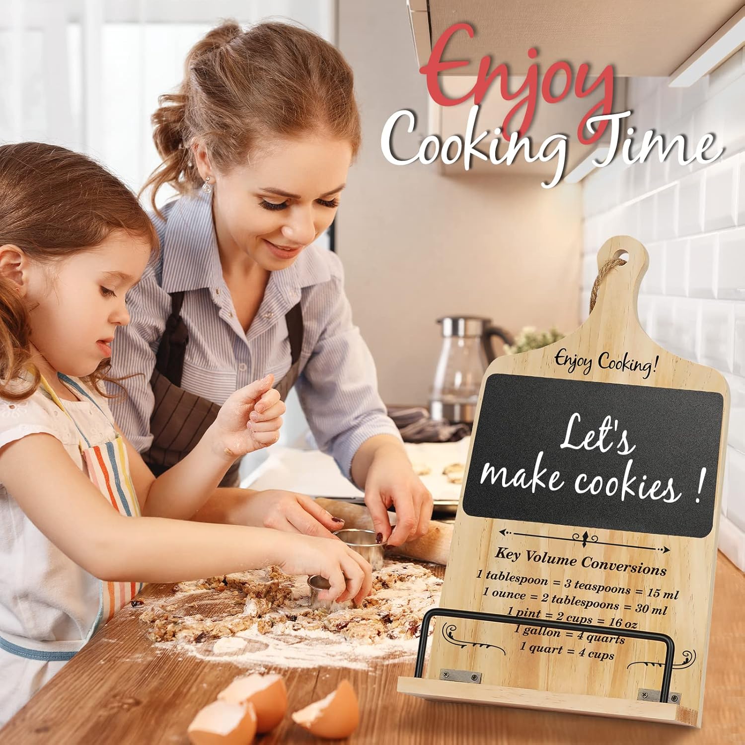 Funistree Christmas Recipe Stand for Women Mamas Grandmas KitchenXmas Gift