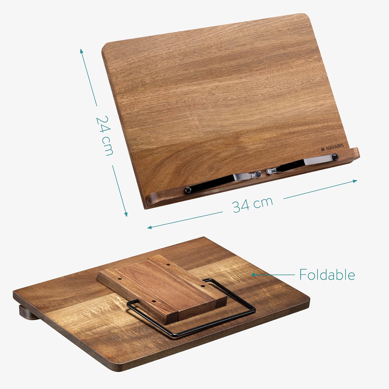 Wooden Easel Stand for Recipe Cookbooks