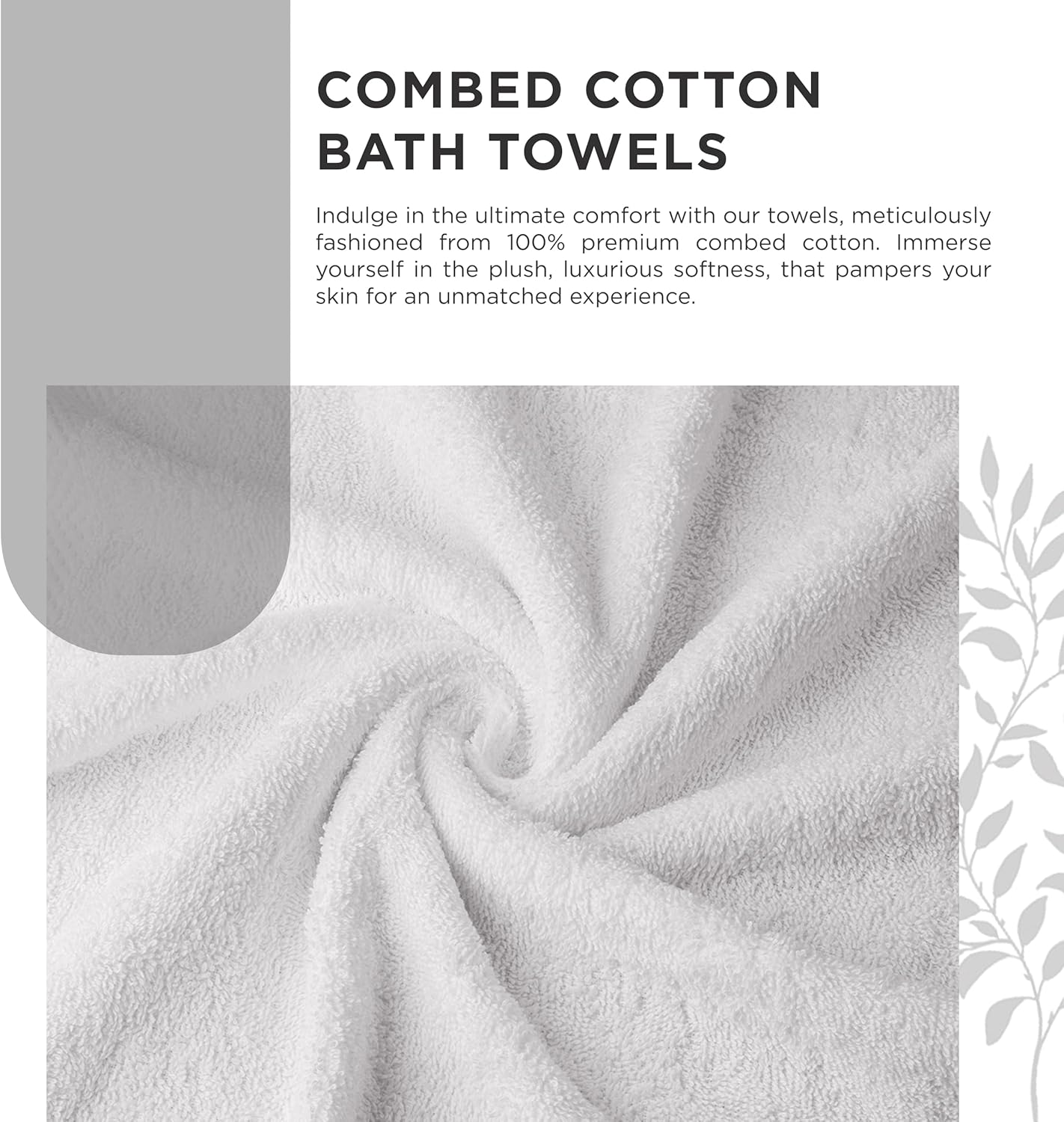 Luxury 100 Cotton Bath Towel for Hotels Salons and Spas