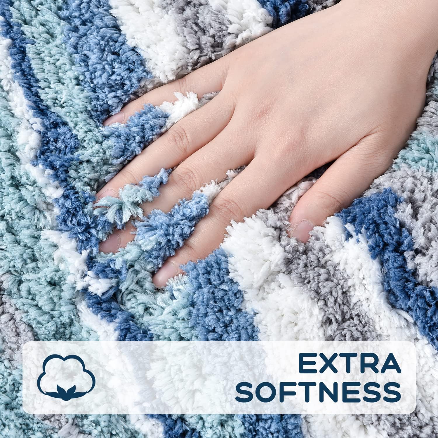 Cozary Luxury Bathroom Rug Mat