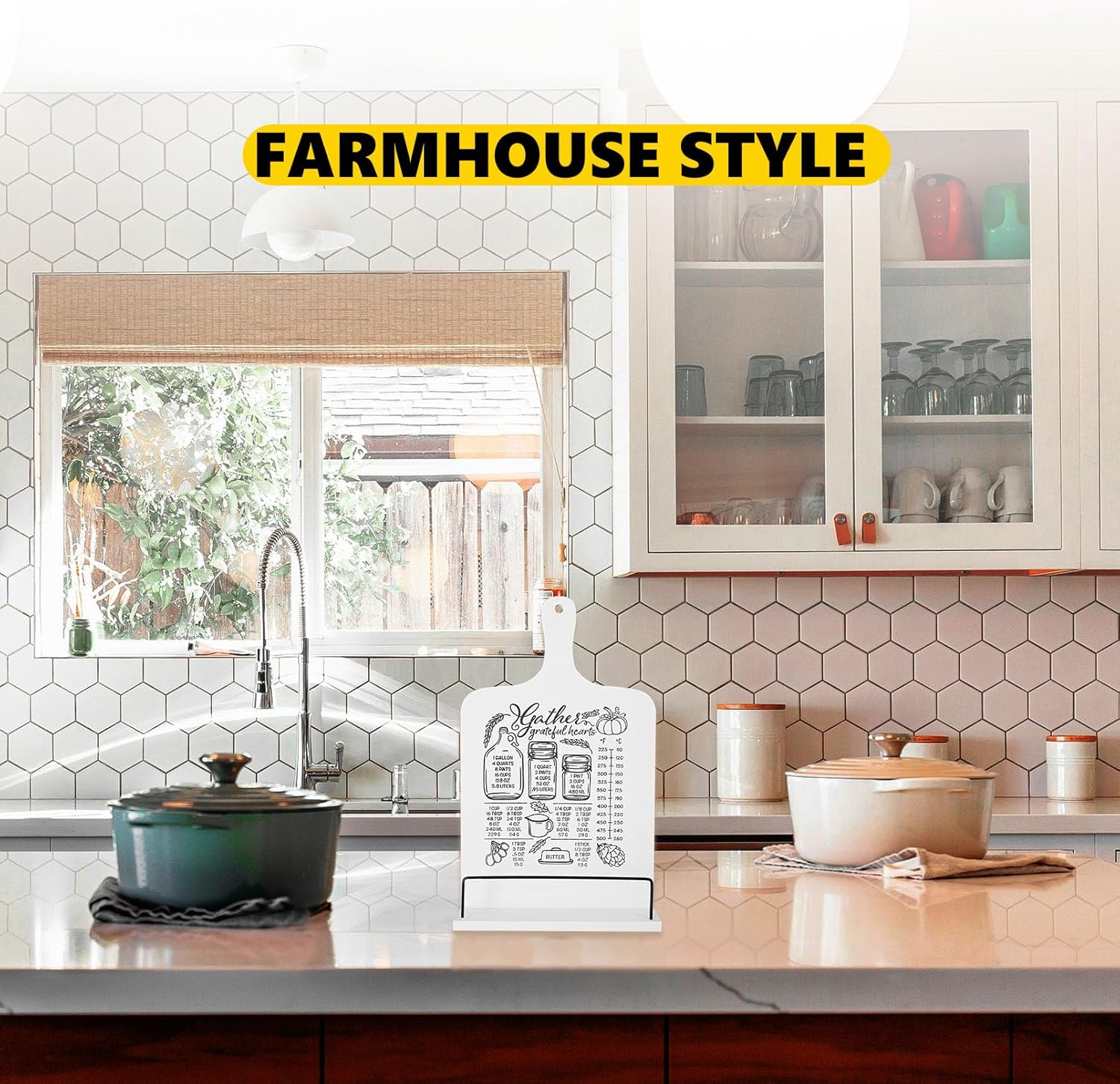 CHONIC Farmhouse Cookbook Stand