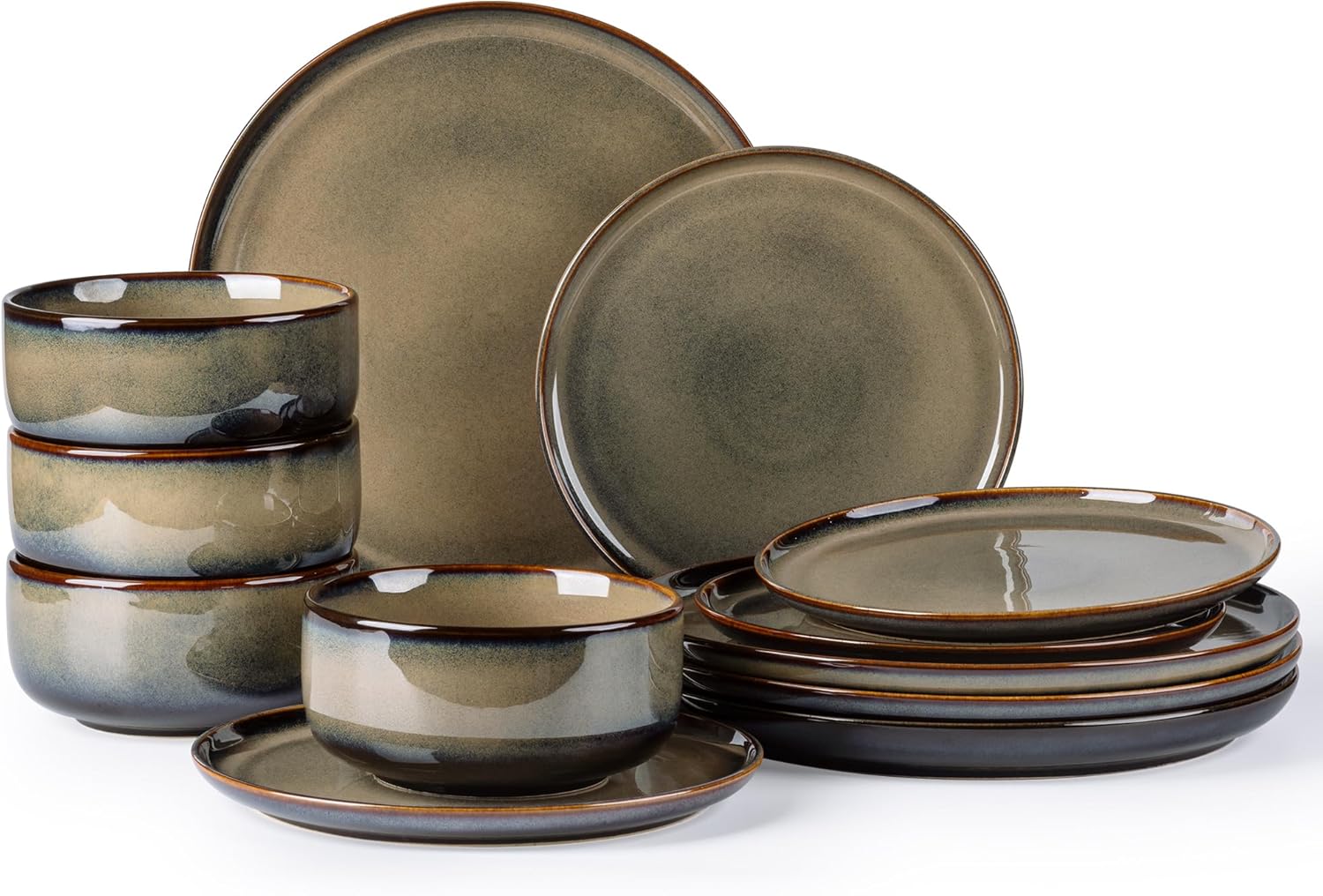 Handmade Ceramic Dinnerware Set for 4