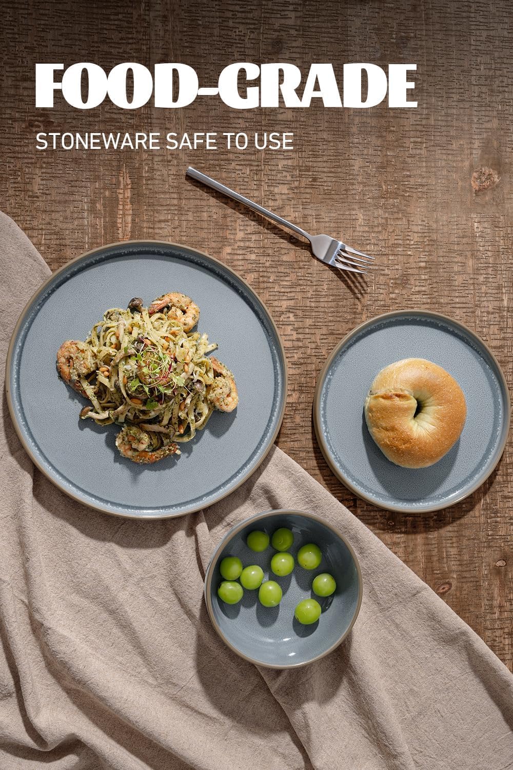 Famiware Nature Plates and Bowls Set - 18 Pieces