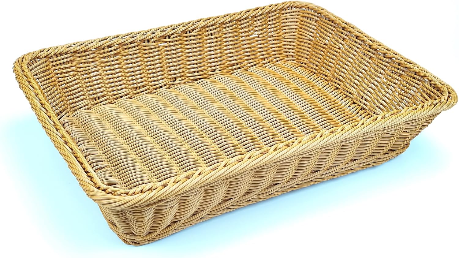 ANRUIDE 16 Poly Wicker Serving Basket