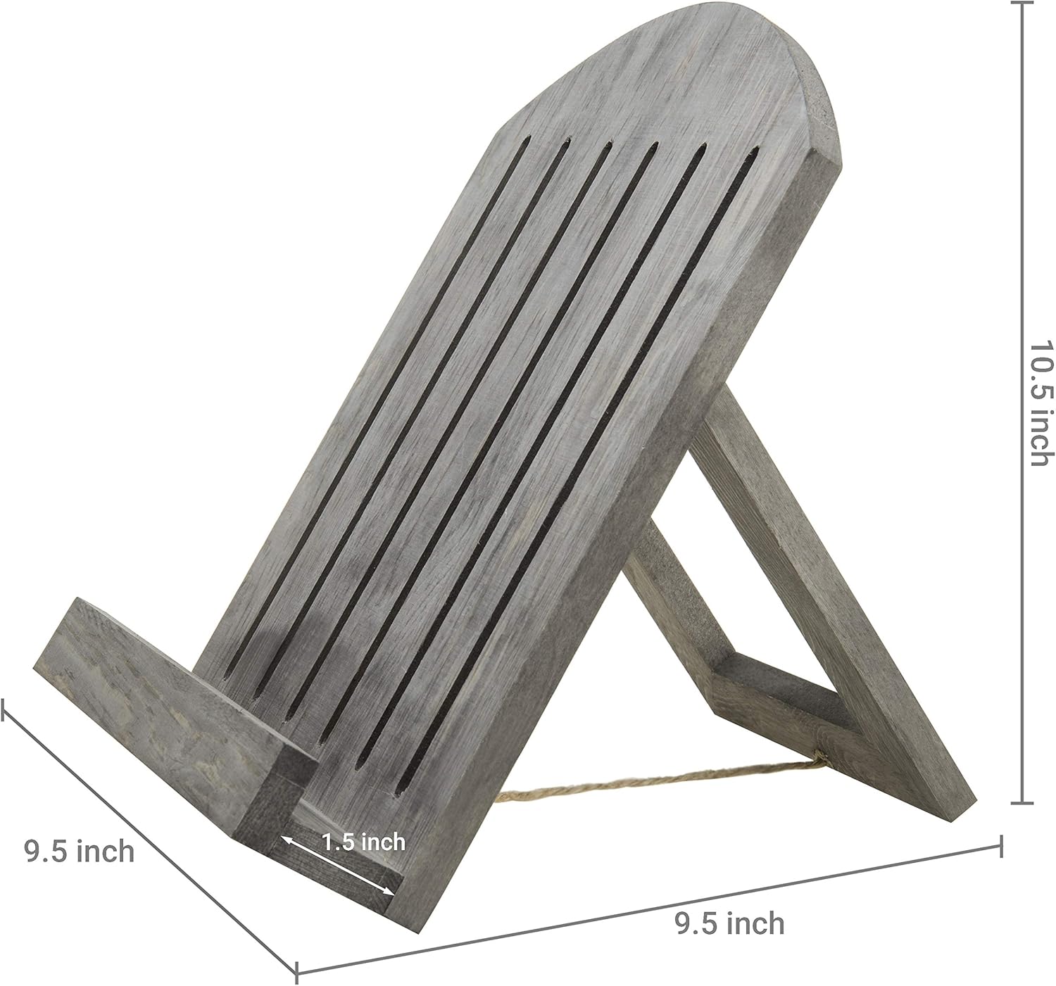 Vintage book stand for kitchen