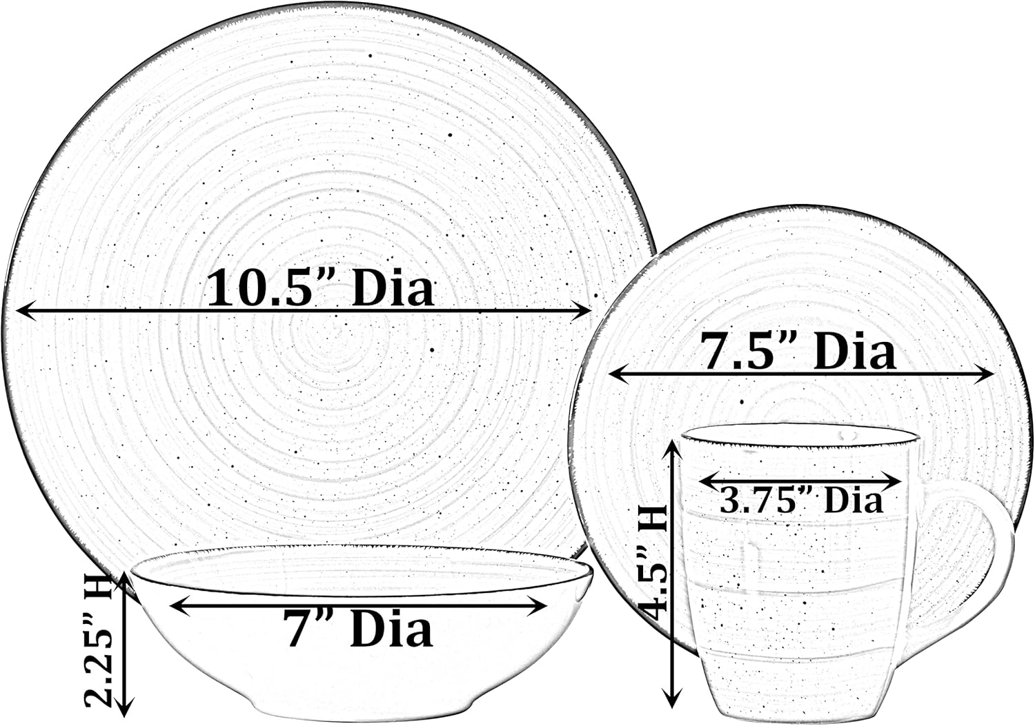 High-Quality Chip-Resistant Dinnerware Set
