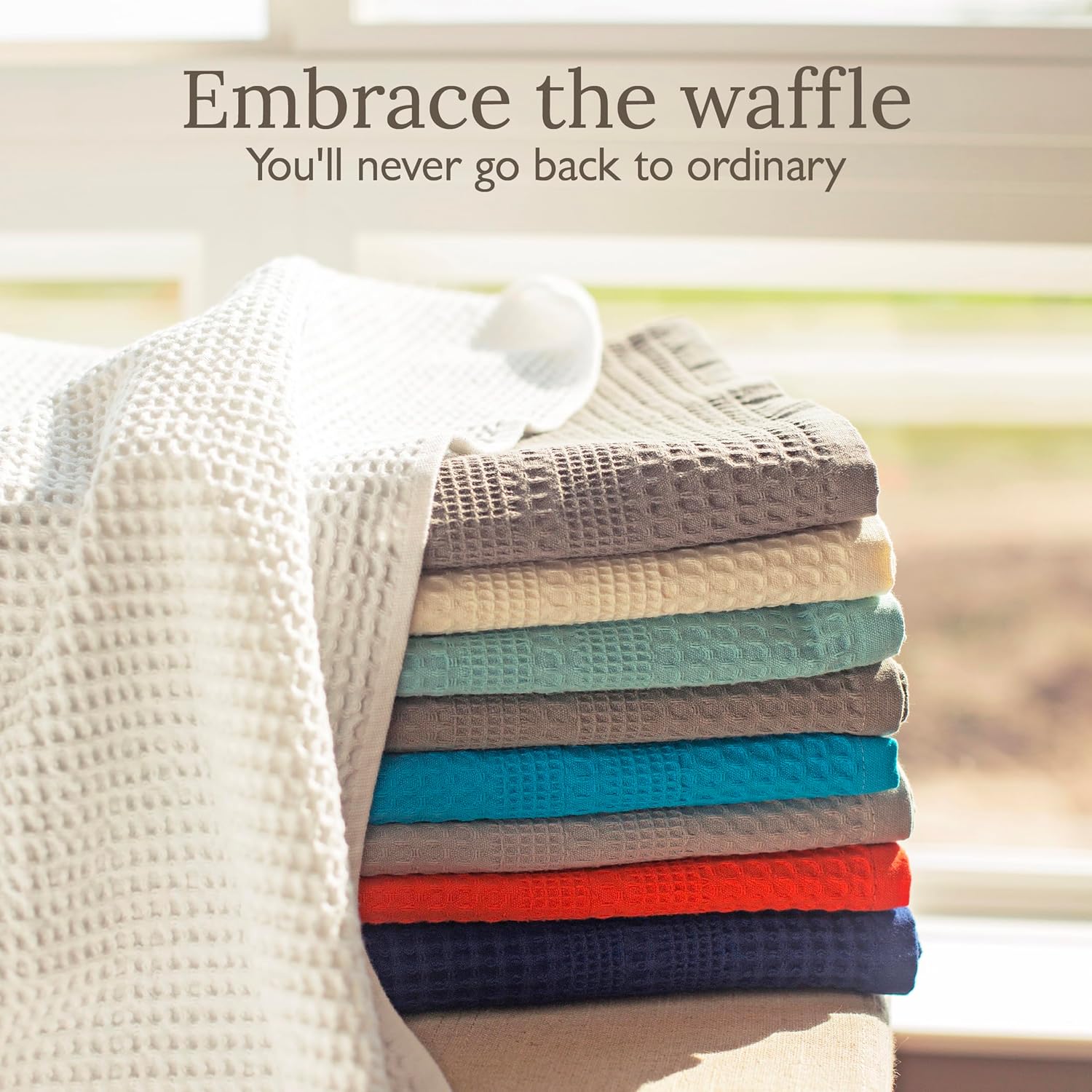 Gildentree Waffle Towels Luxury Soft and Witty