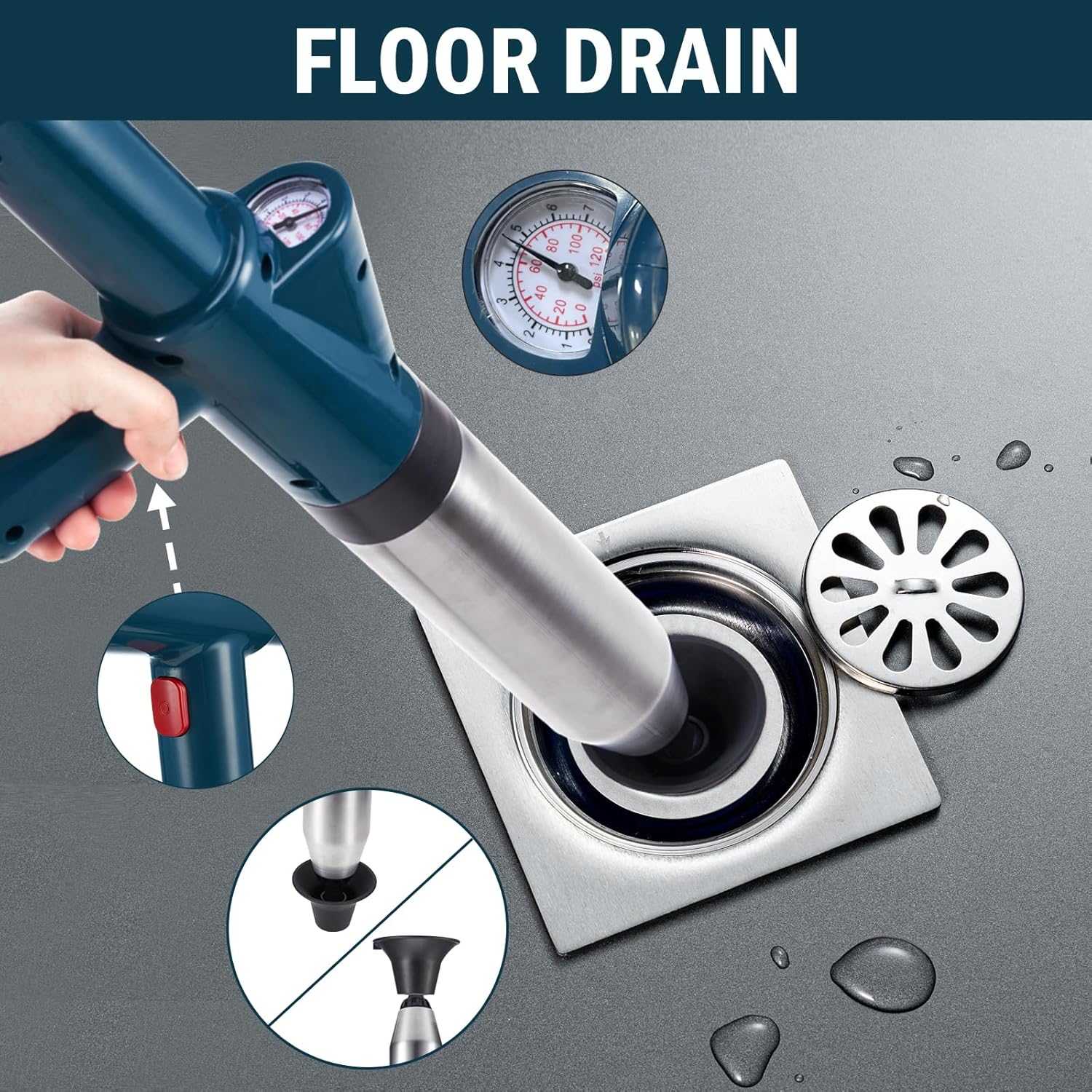ProspBegal High Pressure Toilet Plunger