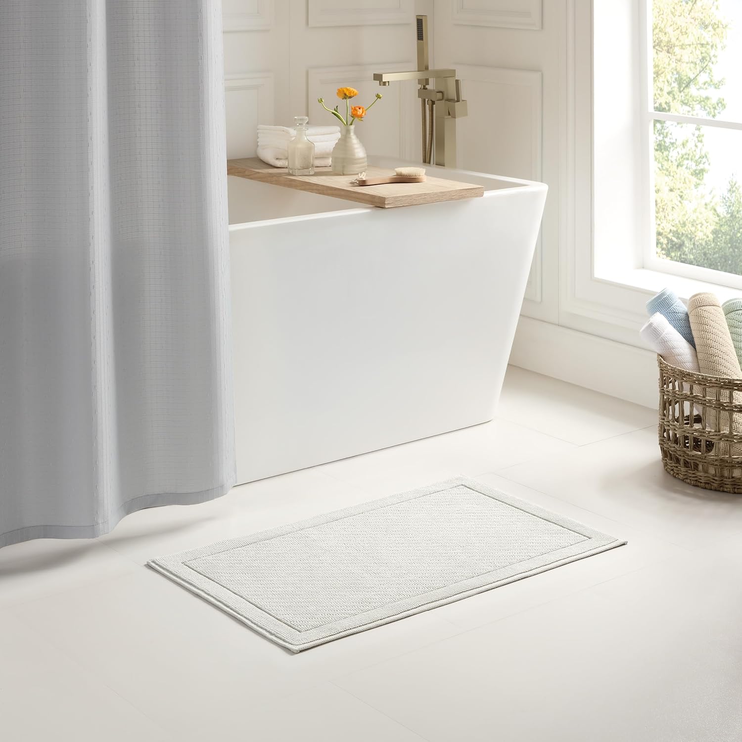 100 Cotton Bathroom Rug